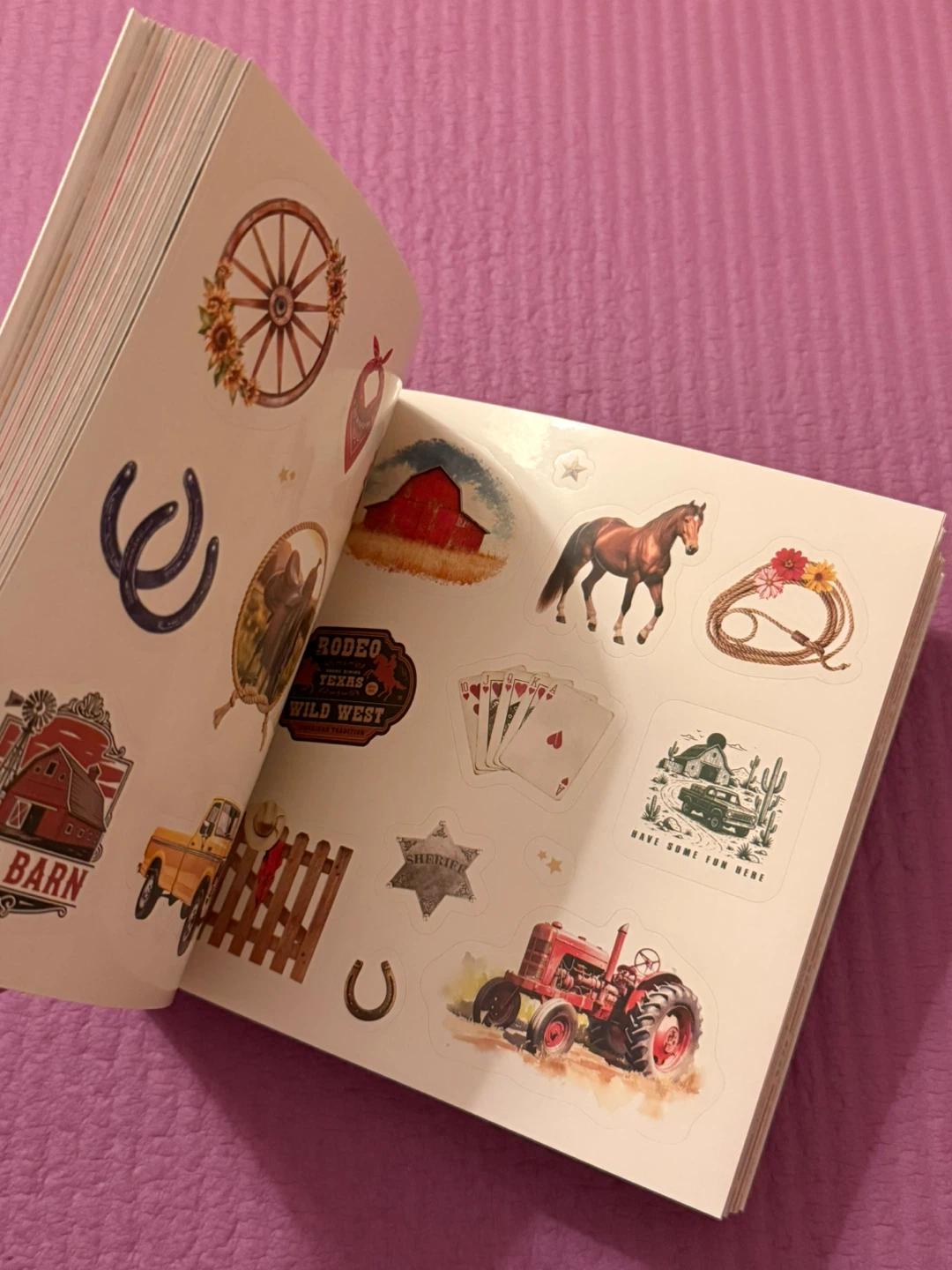 🏈StickerCore Western Stickers Book - photo 3