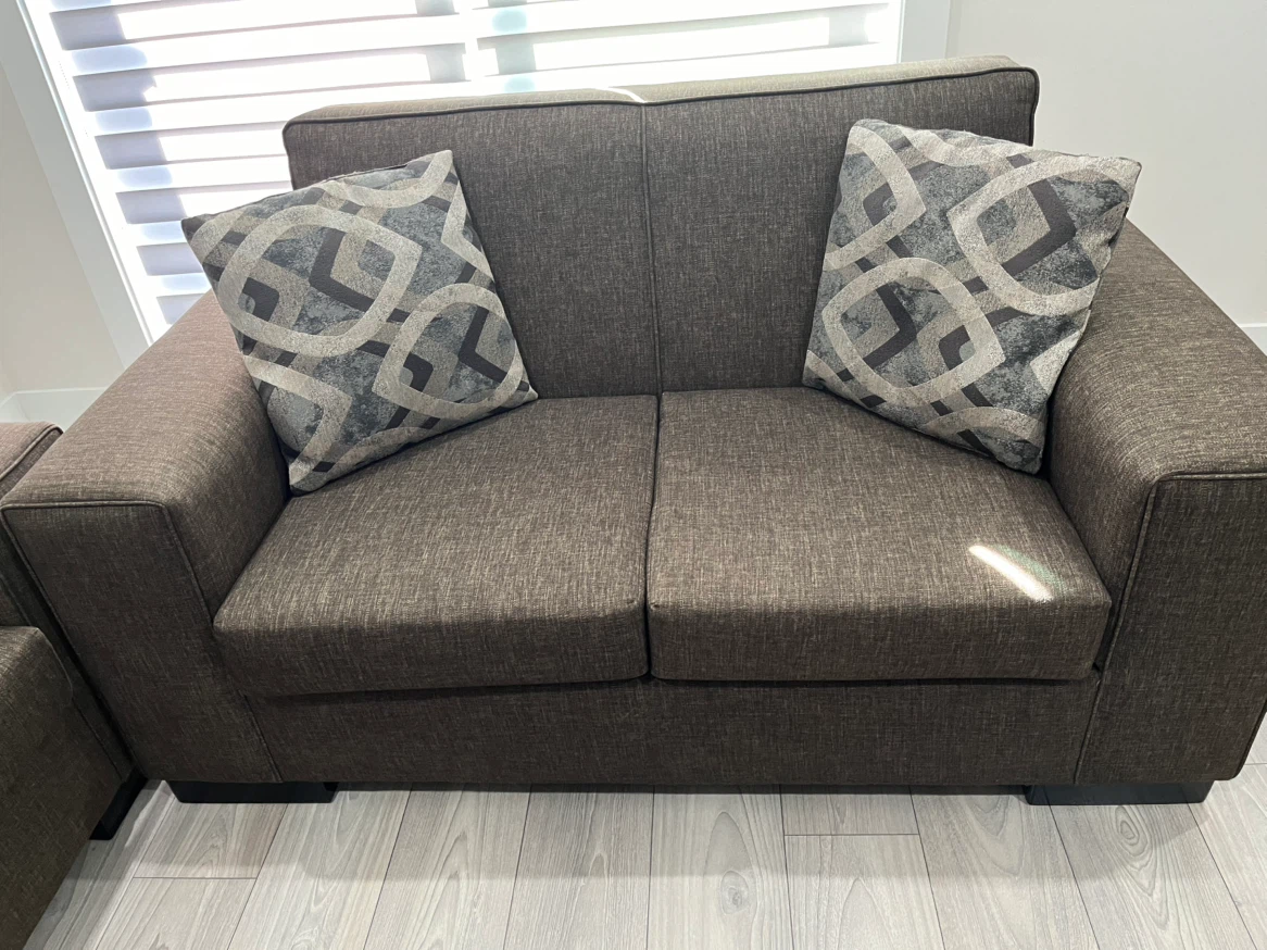 Dark Grey Loveseat 🏈