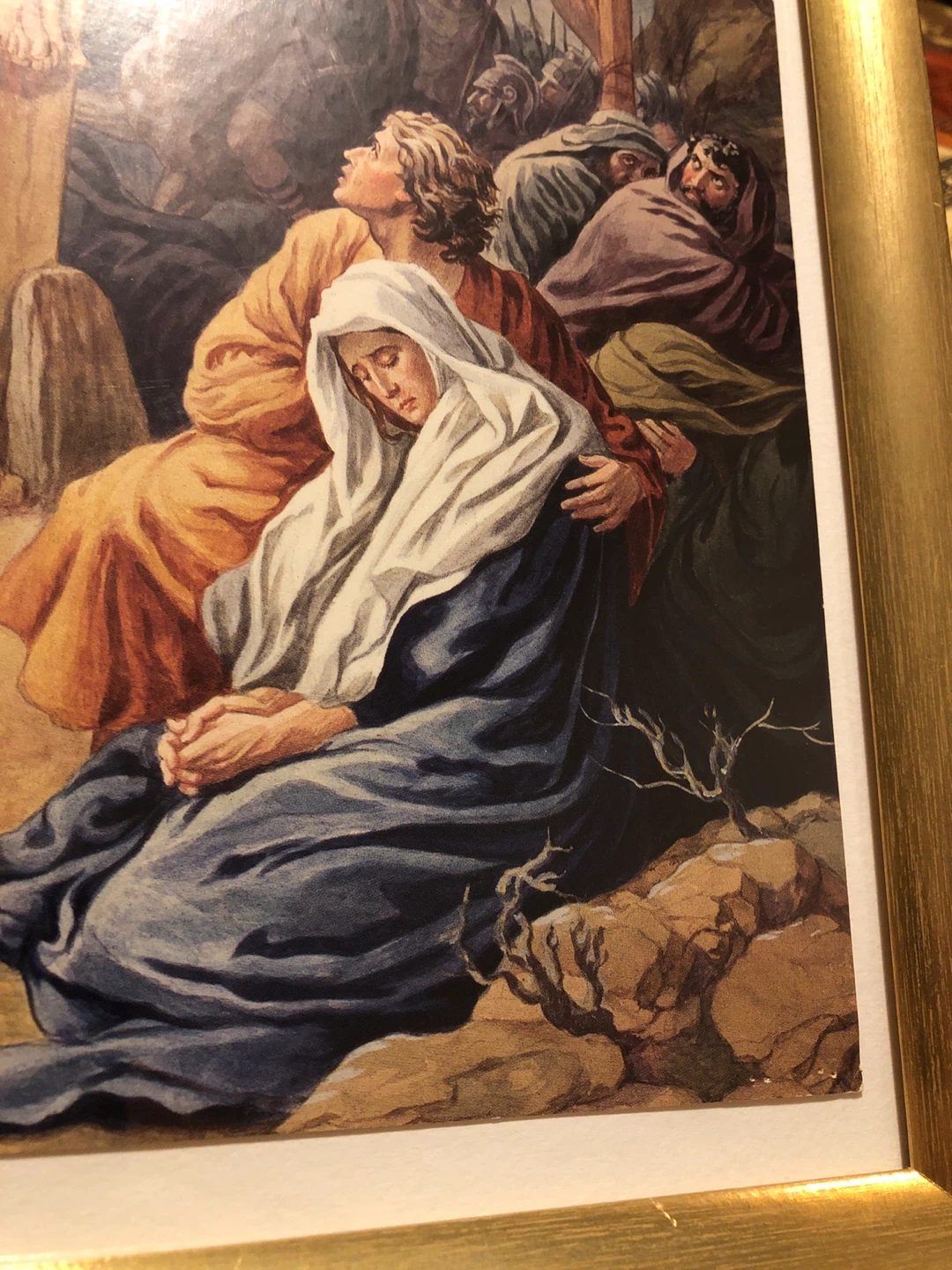 “The Crucifixion” Framed Catholic Religious Art Print 🏈 - photo 3