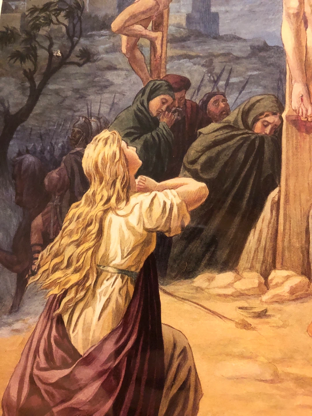 “The Crucifixion” Framed Catholic Religious Art Print 🏈 - photo 4