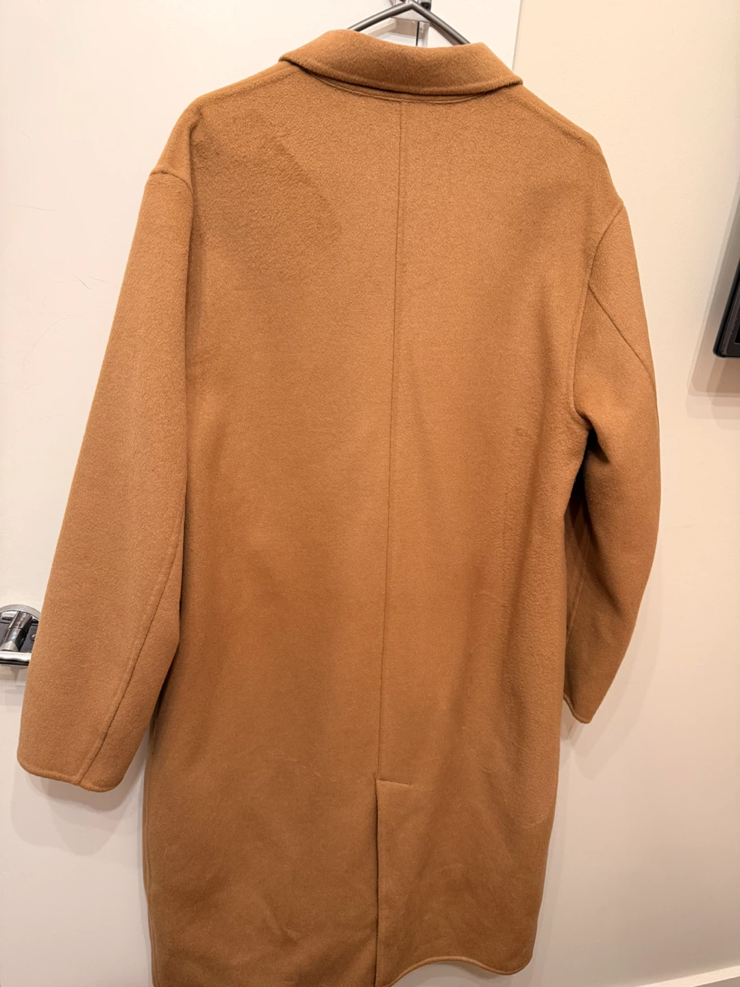 UNIQLO Camel Wool-Blend Coat Size L - photo 2