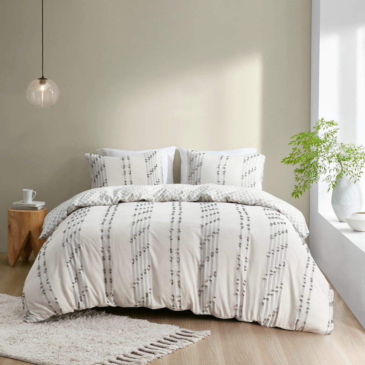 🏈INK+IVY King/Cal King Duvet Cover Set