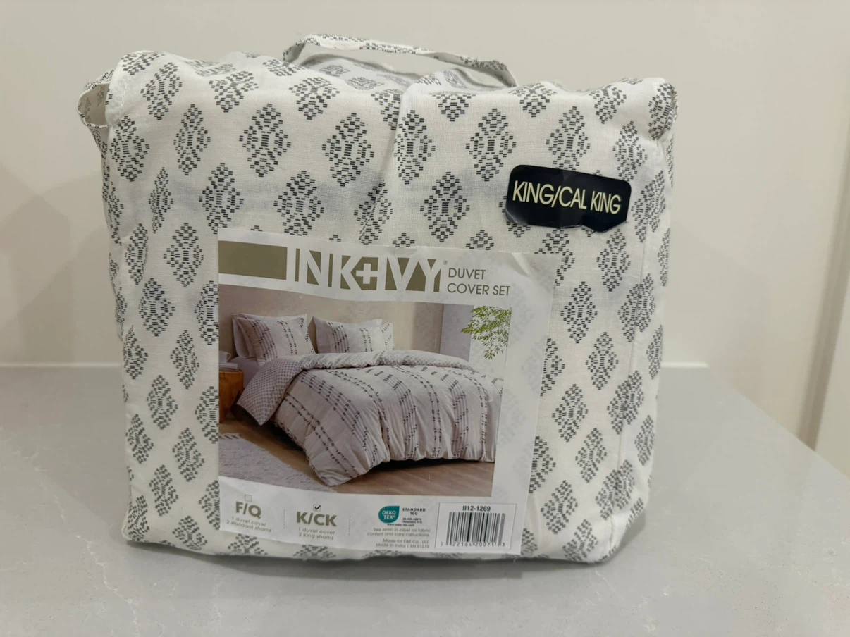 🏈INK+IVY King/Cal King Duvet Cover Set - photo 2