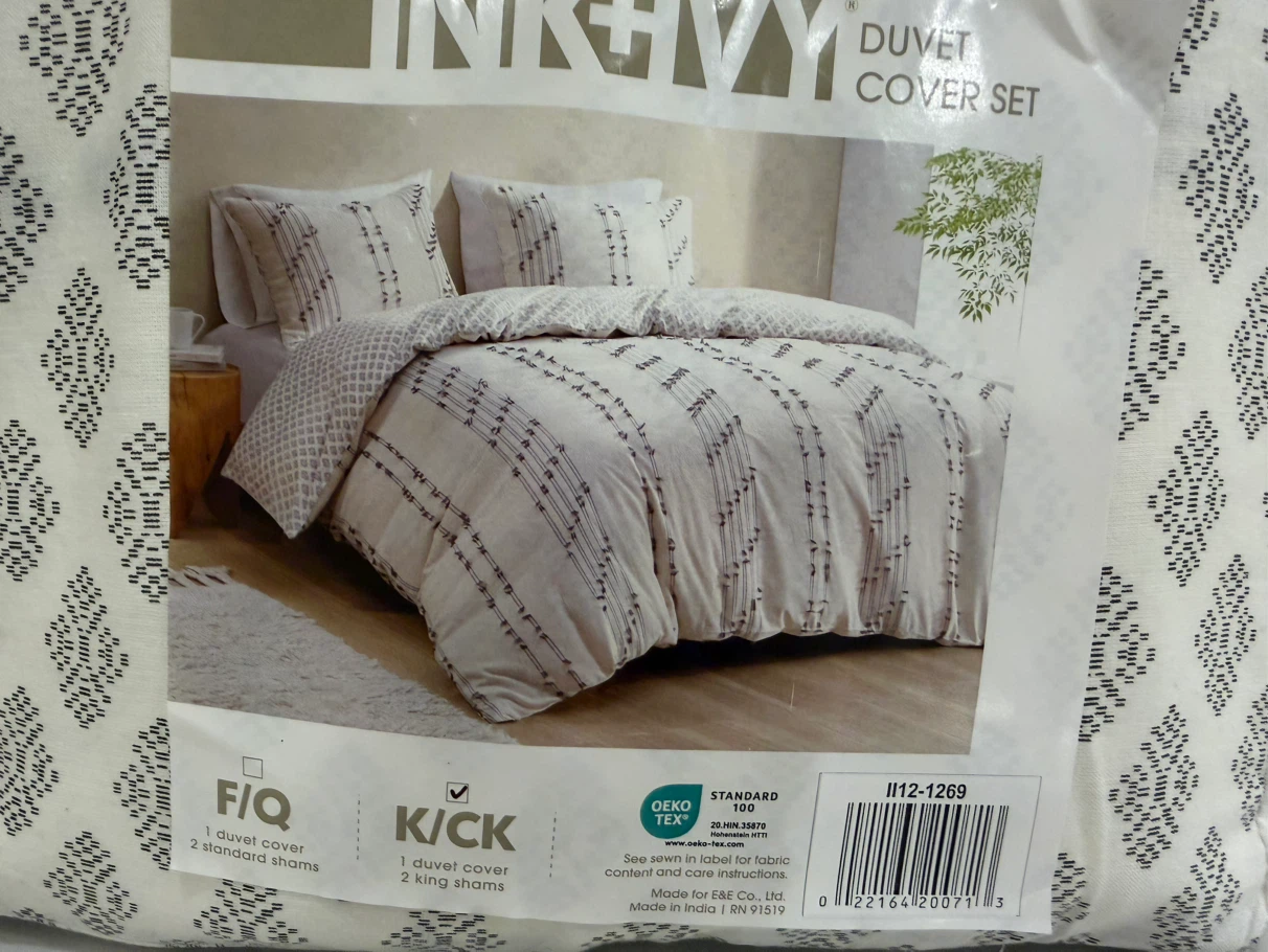 🏈INK+IVY King/Cal King Duvet Cover Set - photo 3