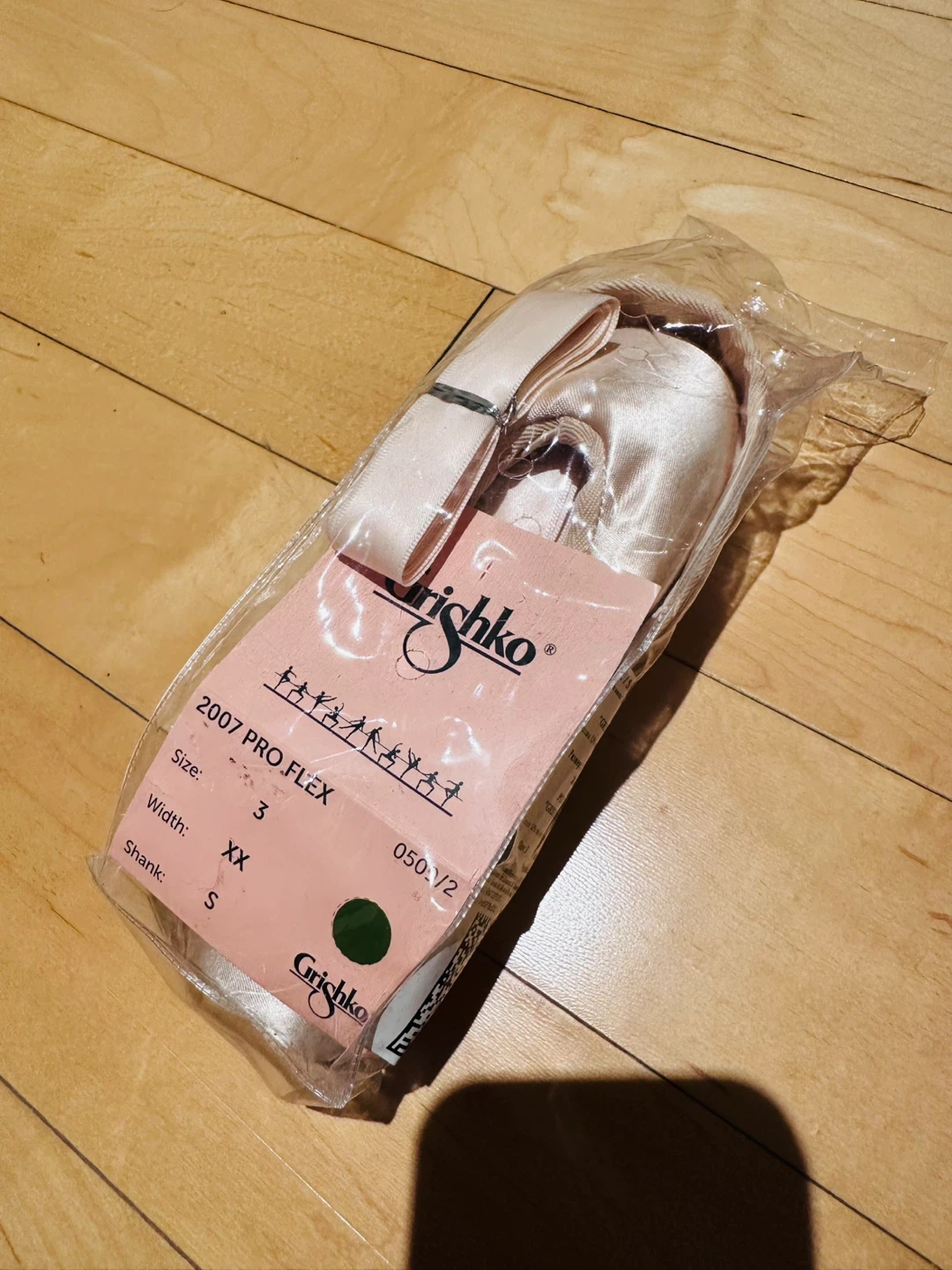 🏈 NEW Grishko 2007 Pro Flex Pointe Shoes - Size 3 XX