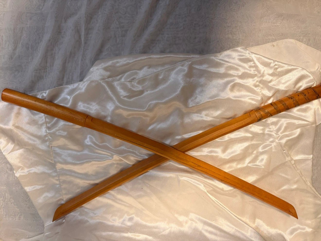 Set of Two Wooden Bokken Swords - photo 3