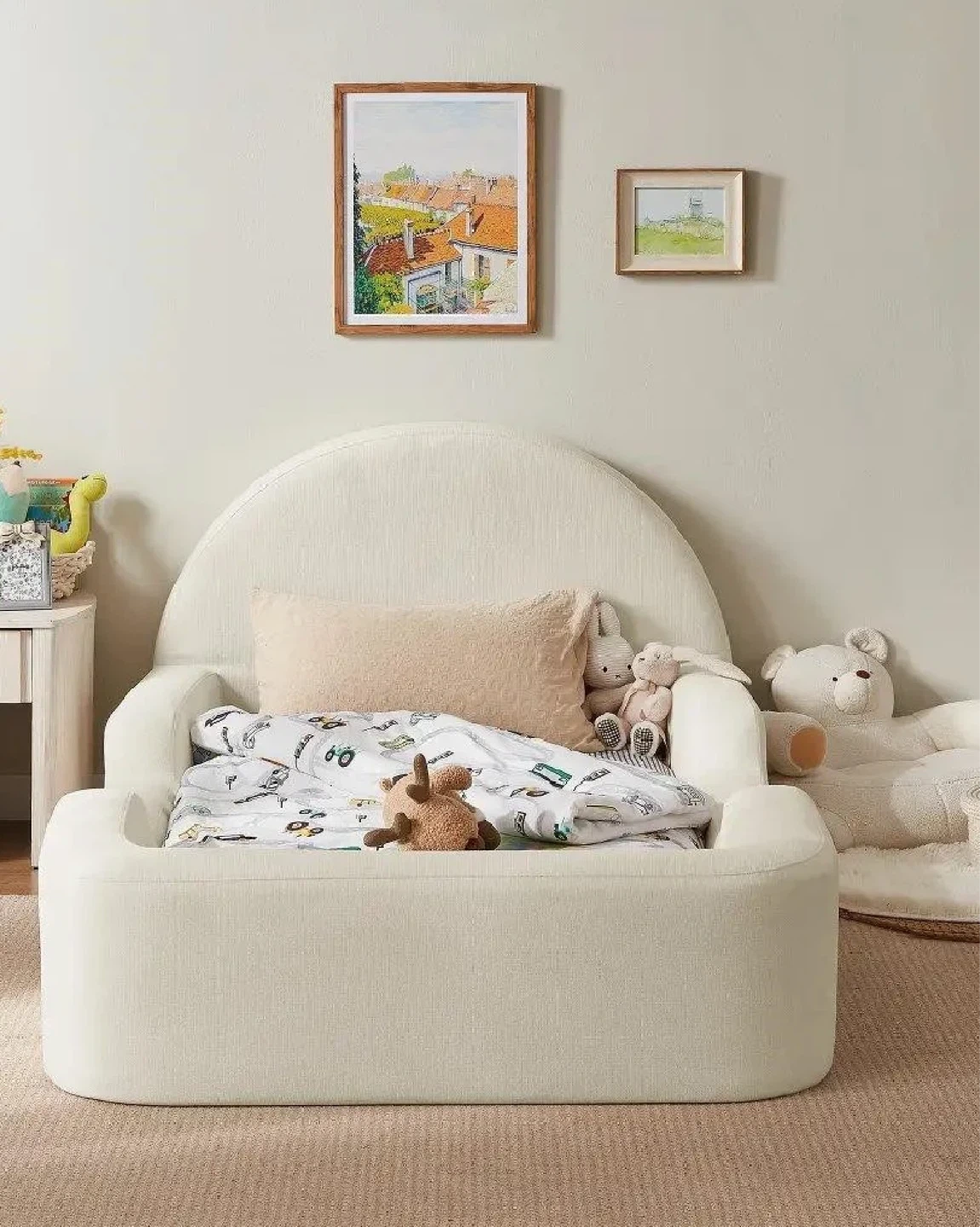 Little Lifely Twin Size Transition Bed - Marshmallow