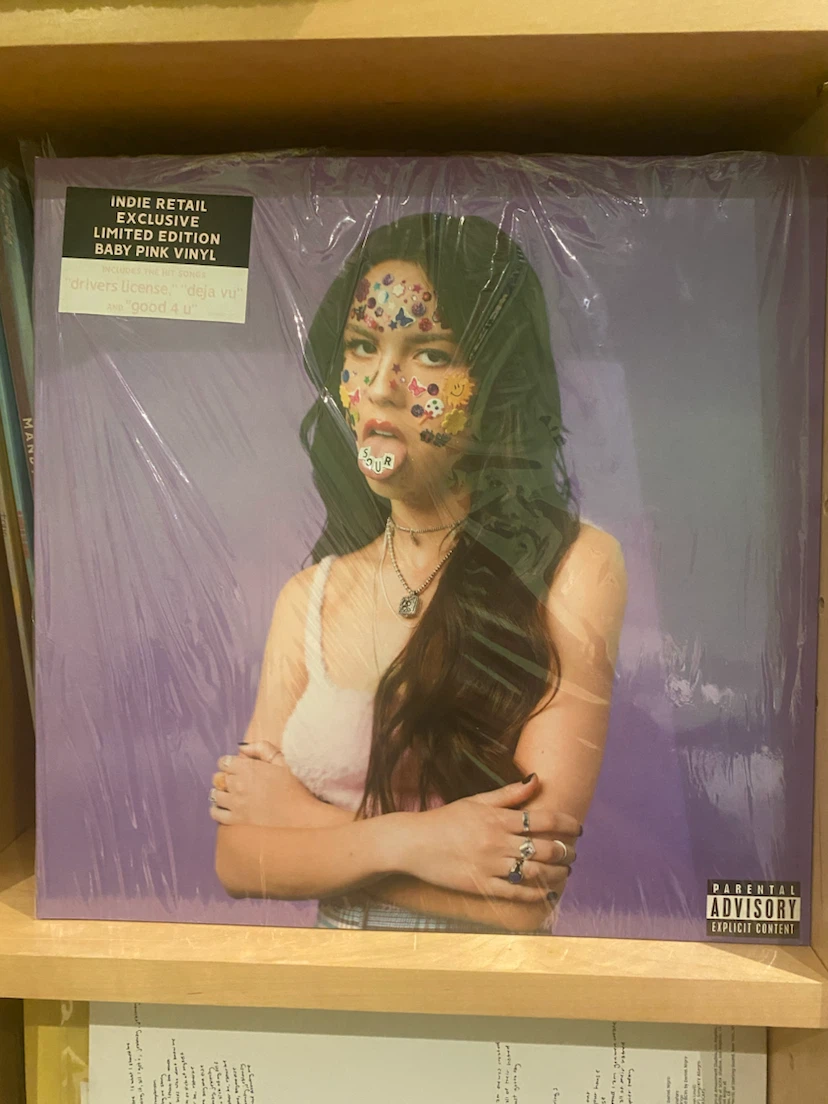 Olivia Rodrigo SOUR Indie Exclusive Baby Pink Vinyl 🏈