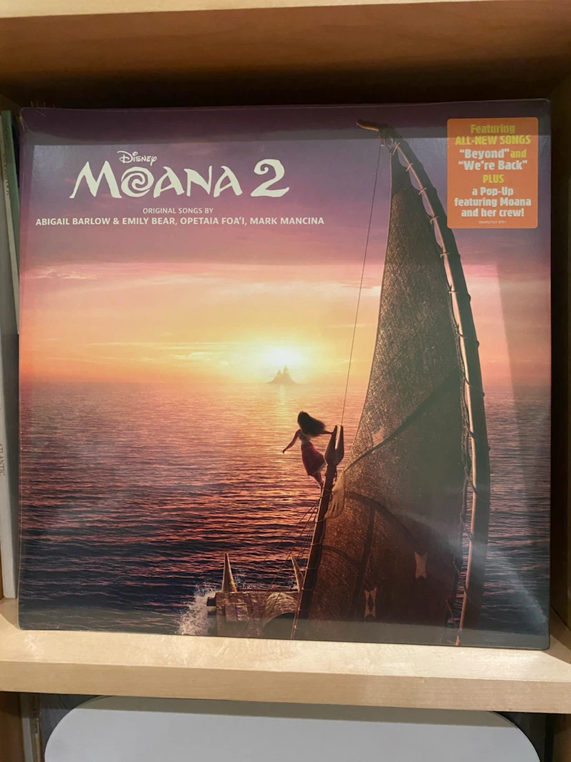 Moana 2 Original Soundtrack Vinyl Record 🏈
