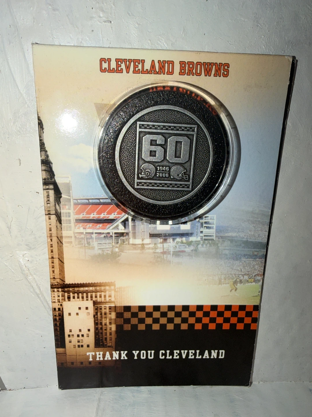 🏈Cleveland Browns 60th Anniversary Paul Warfield Coin