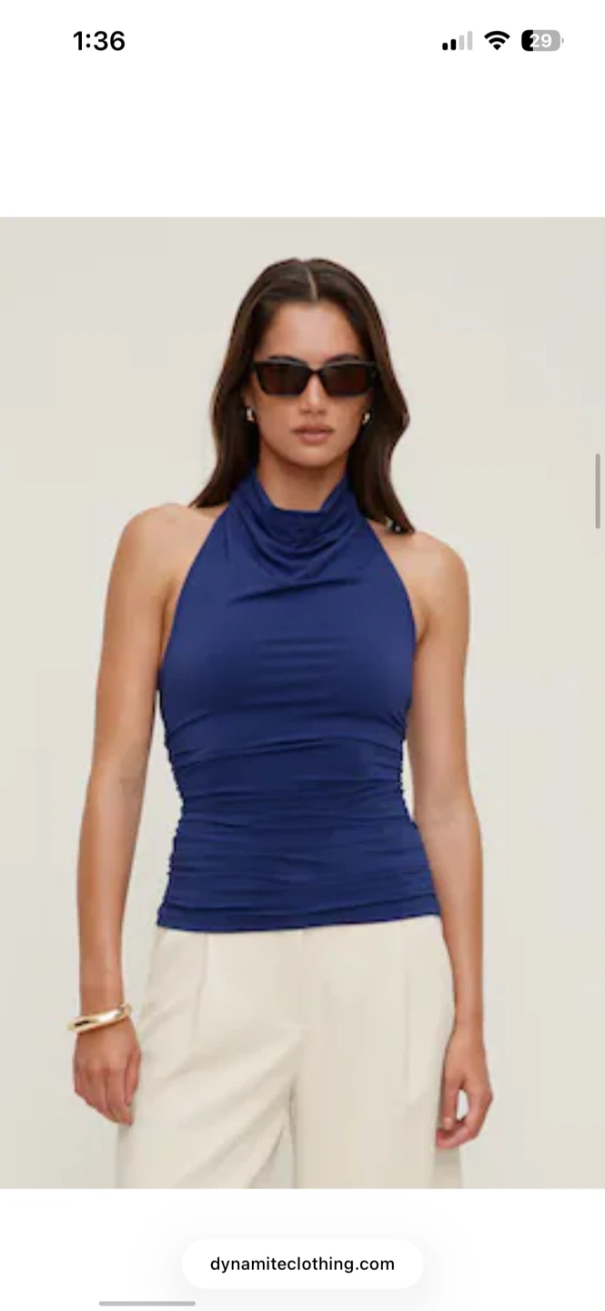 Dynamite - Bry Sculpt Halter Top