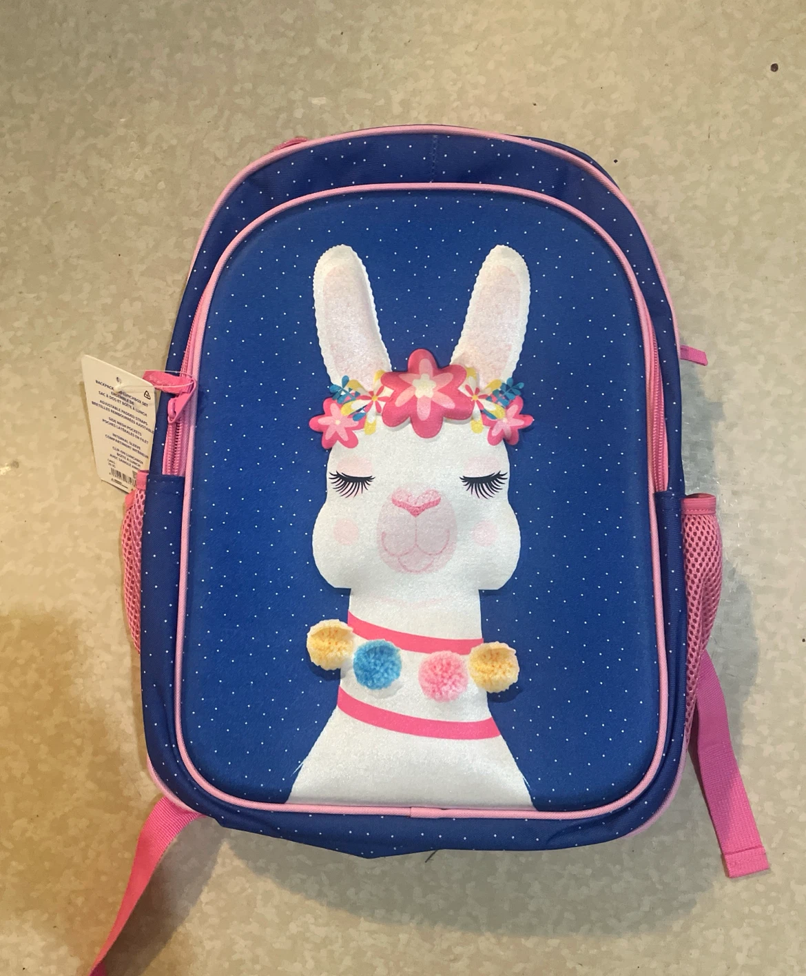 Kids Llama Backpack and Lunchbox Set - photo 2