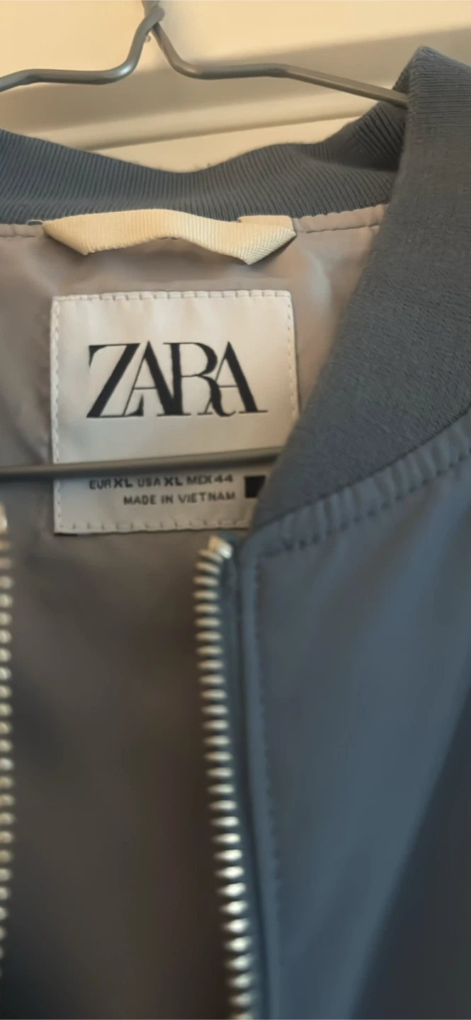 Zara Bomber Jacket - Blue - Size XL - photo 2