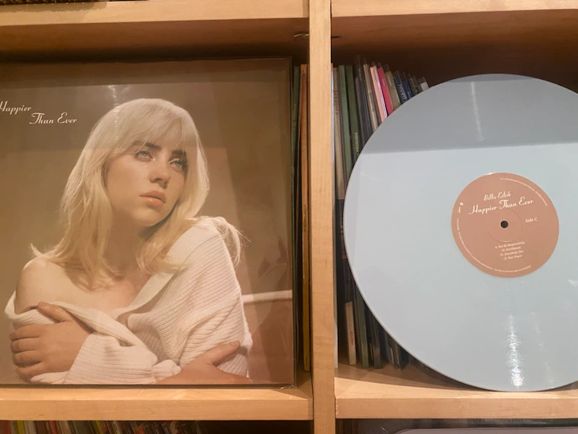 Billie Eilish Happier Than Ever Vinyl Record 🏈