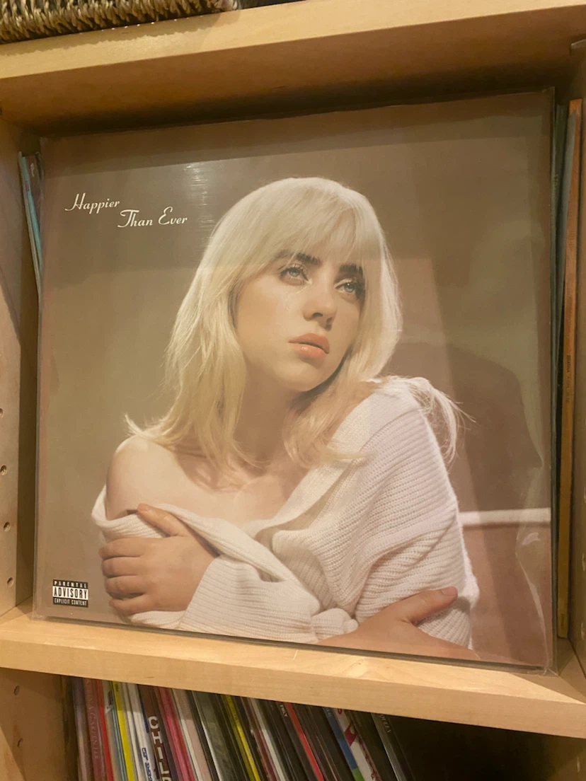 Billie Eilish Happier Than Ever Vinyl Record 🏈 - photo 2