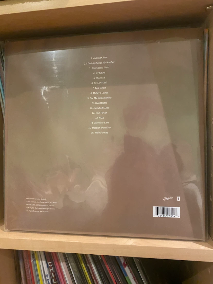 Billie Eilish Happier Than Ever Vinyl Record 🏈 - photo 3