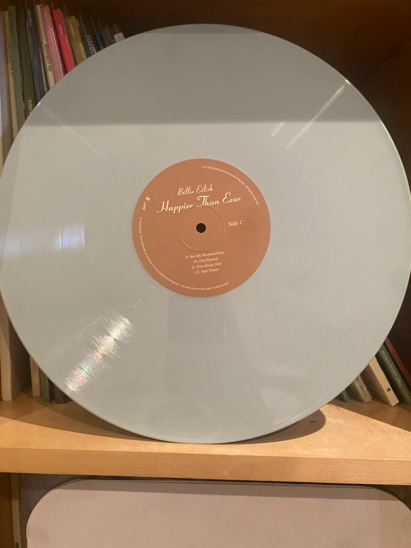 Billie Eilish Happier Than Ever Vinyl Record 🏈 - photo 4