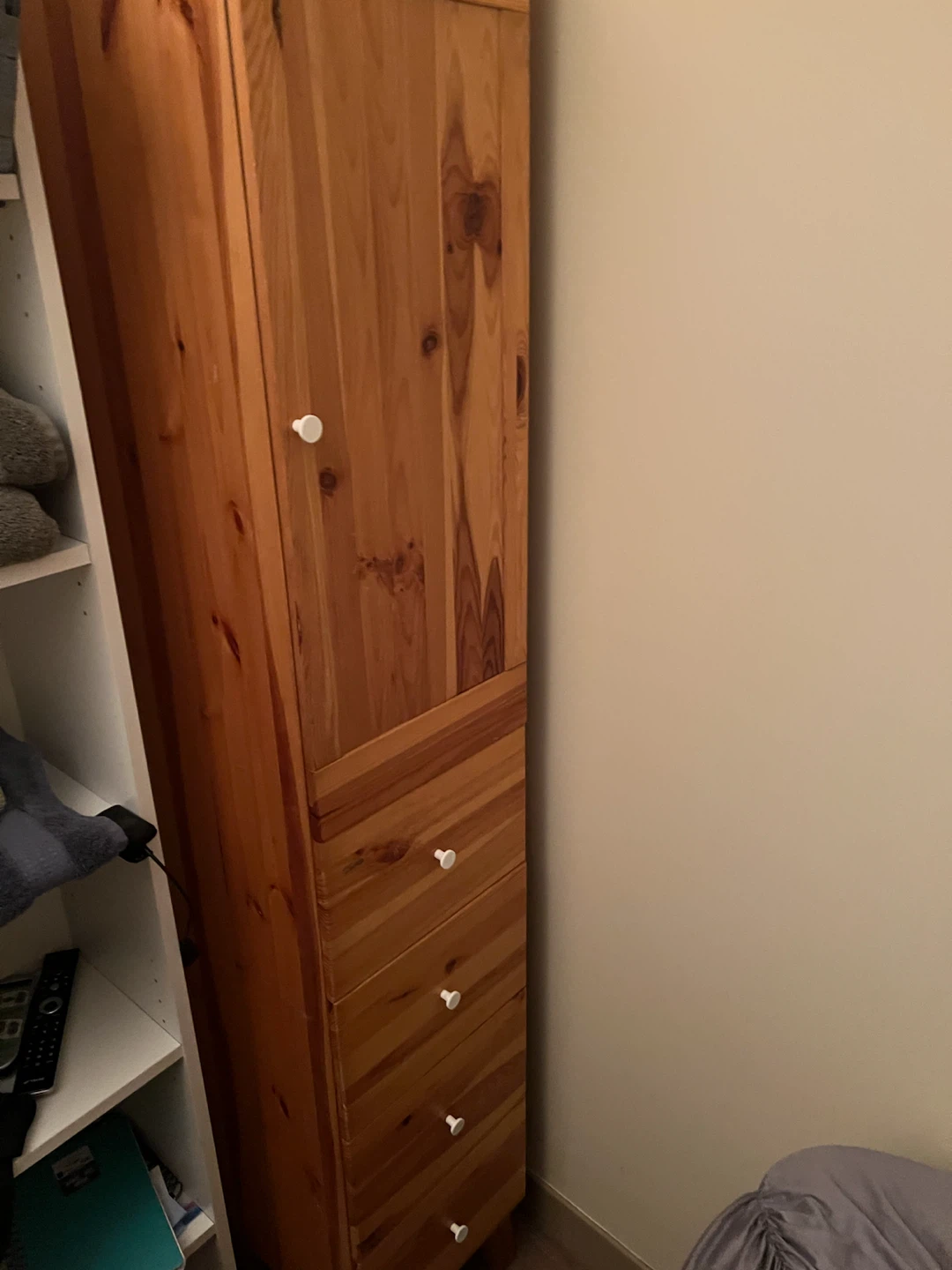 IKEA Pine Tall Cabinet