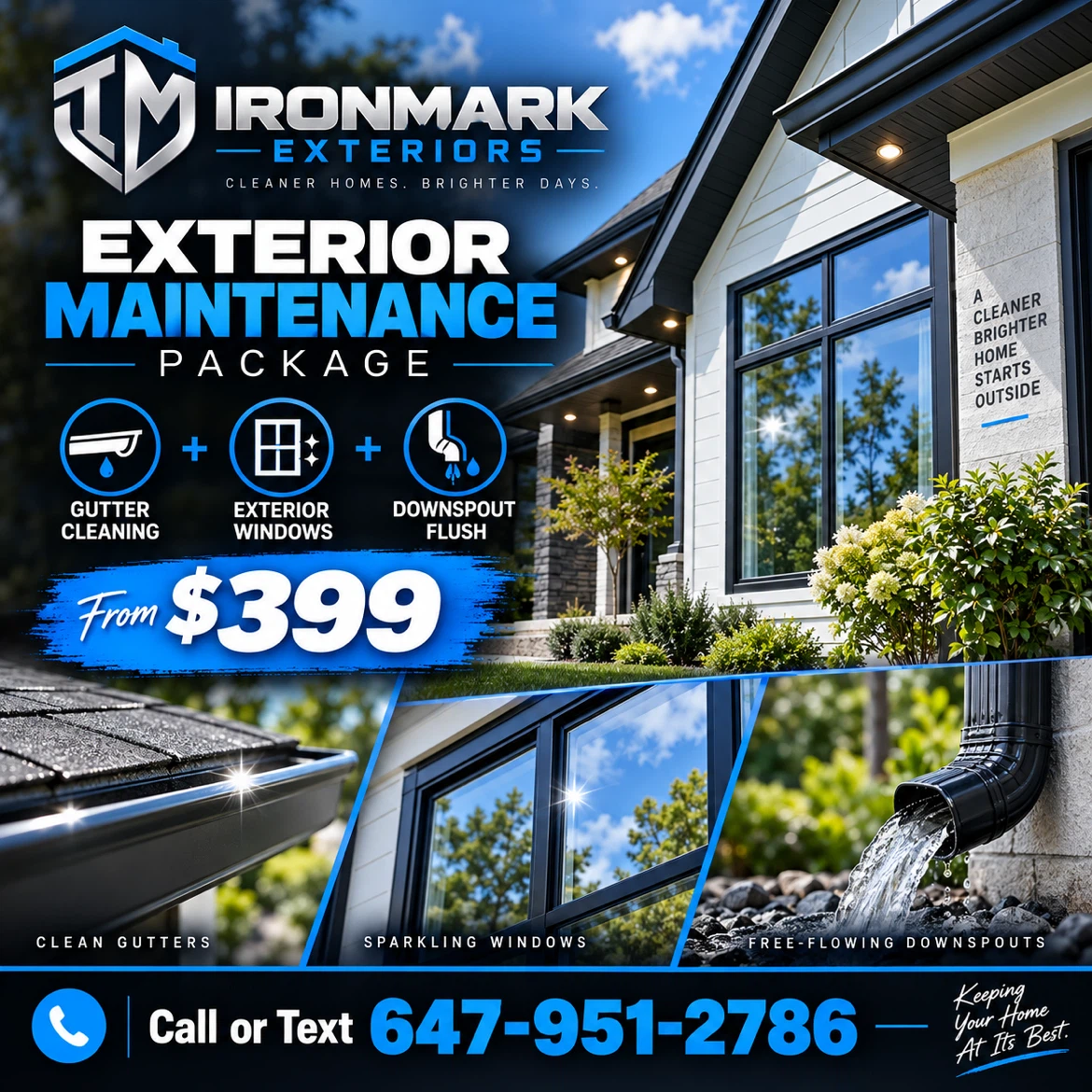 Ironmark Exteriors Home Maintenance Package