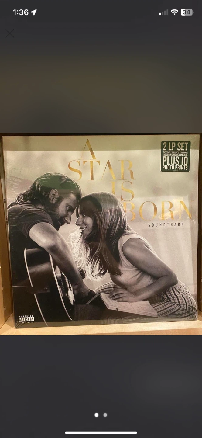 A Star Is Born Soundtrack 2 LP Set 🏈