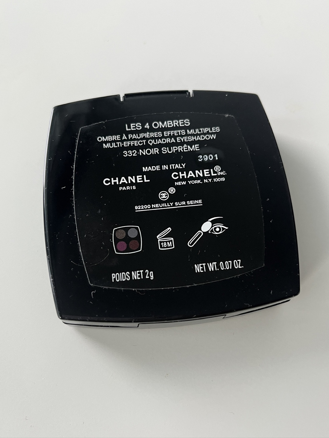 Chanel Les 4 Ombres Eyeshadow 332 Noir Supreme - photo 3