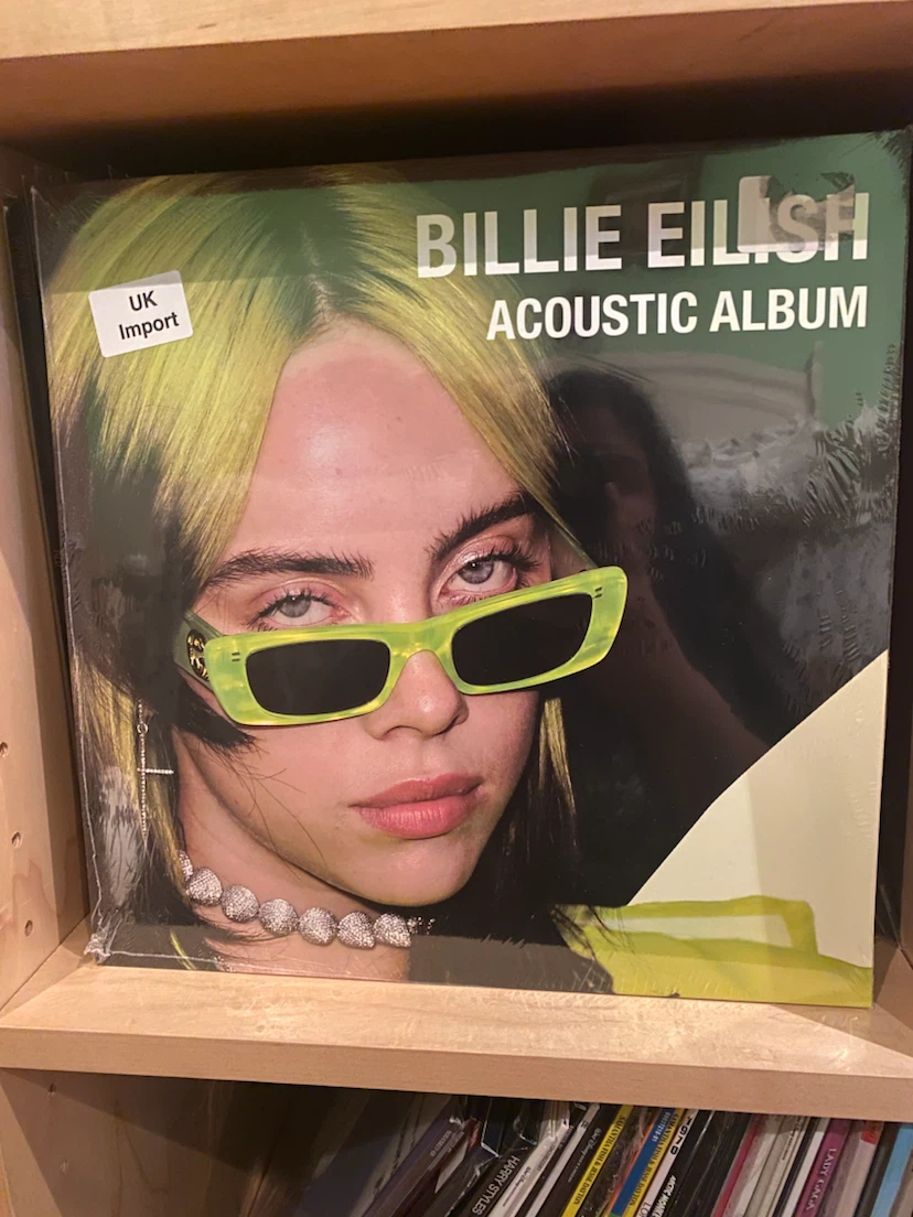 Billie Eilish Acoustic Album Vinyl Record 🏈