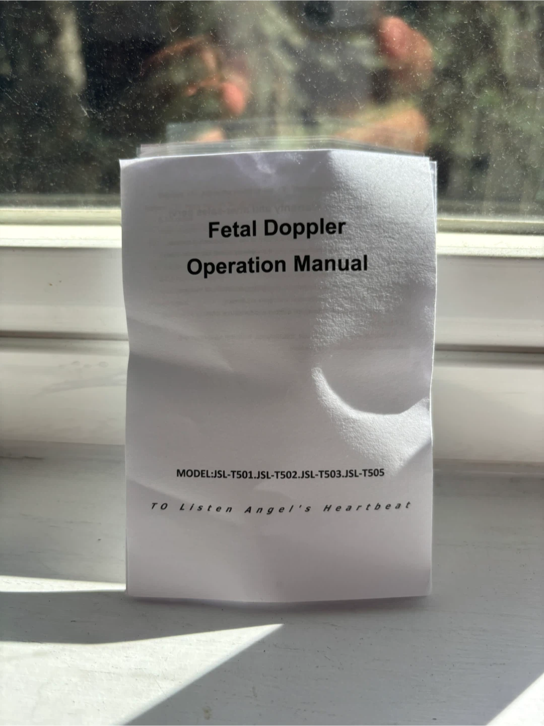 Fetal doppler with gel, batteries included, original box - photo 3