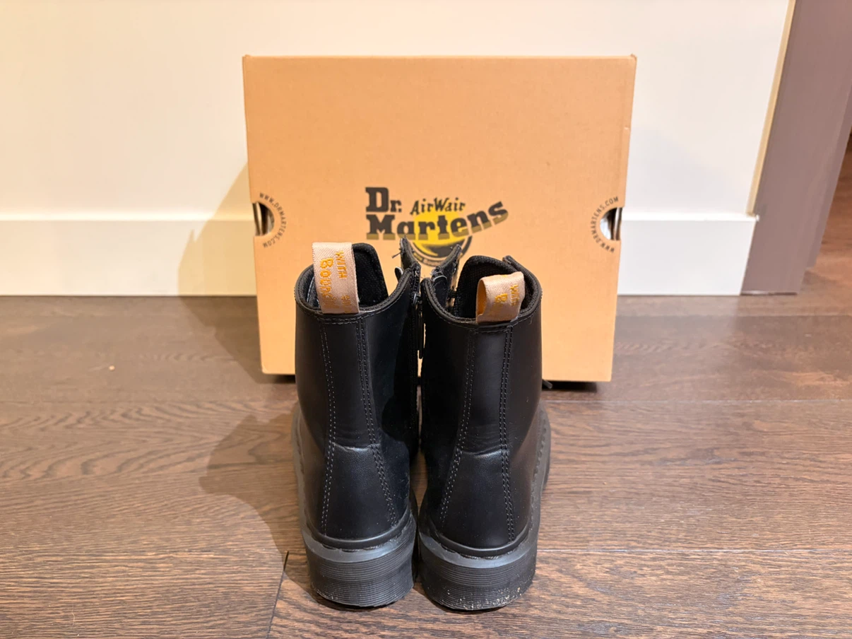 Dr. Martens Black Vegan Jadon II Mono Platform Boots - photo 4