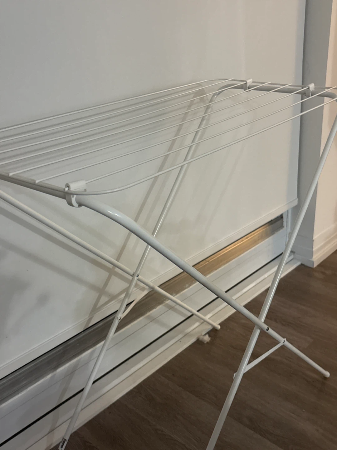 IKEA White Foldable Laundry Drying Rack