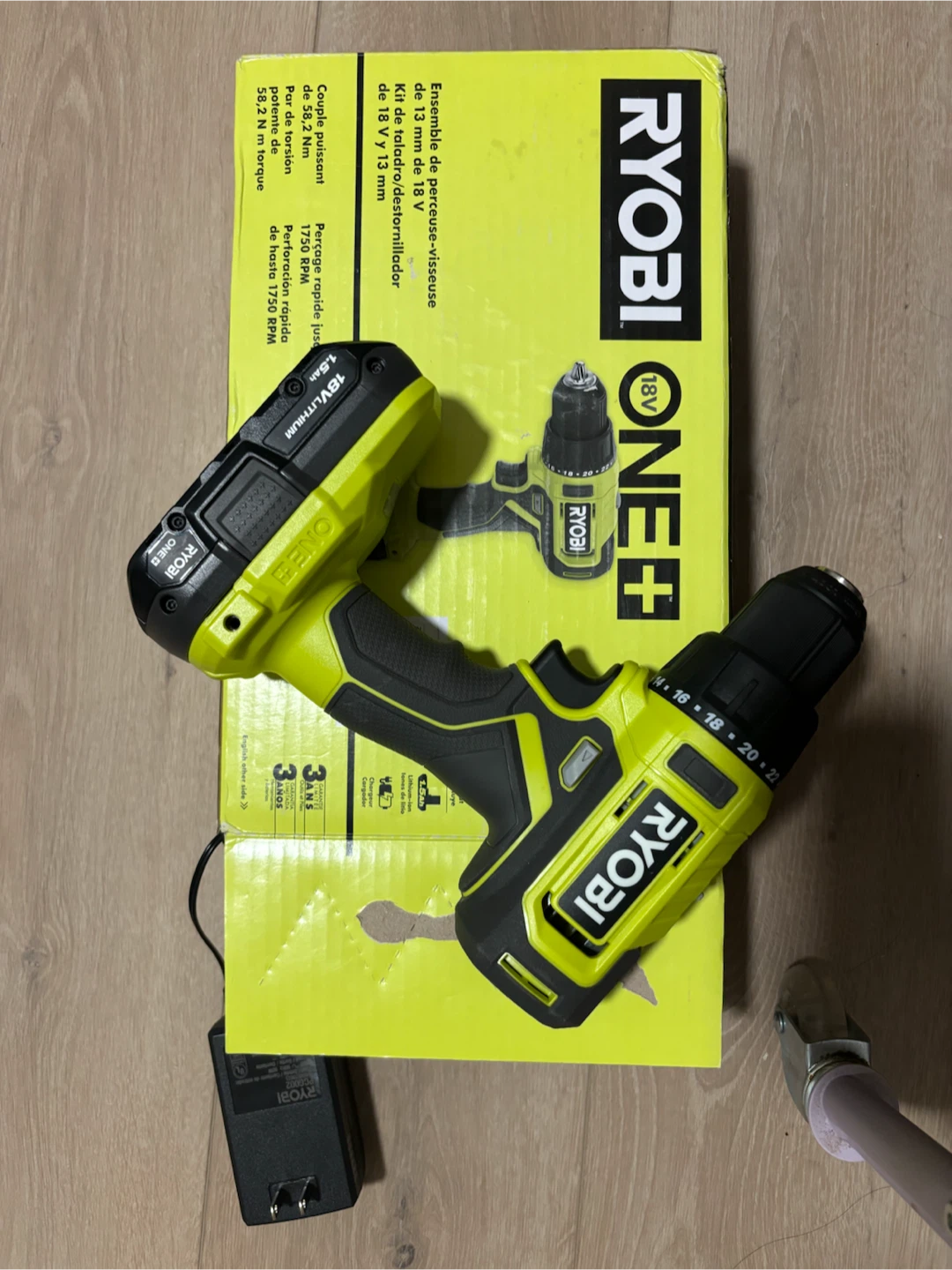 Ryobi ONE+ 18V 1/2-inch Drill/Driver Kit
