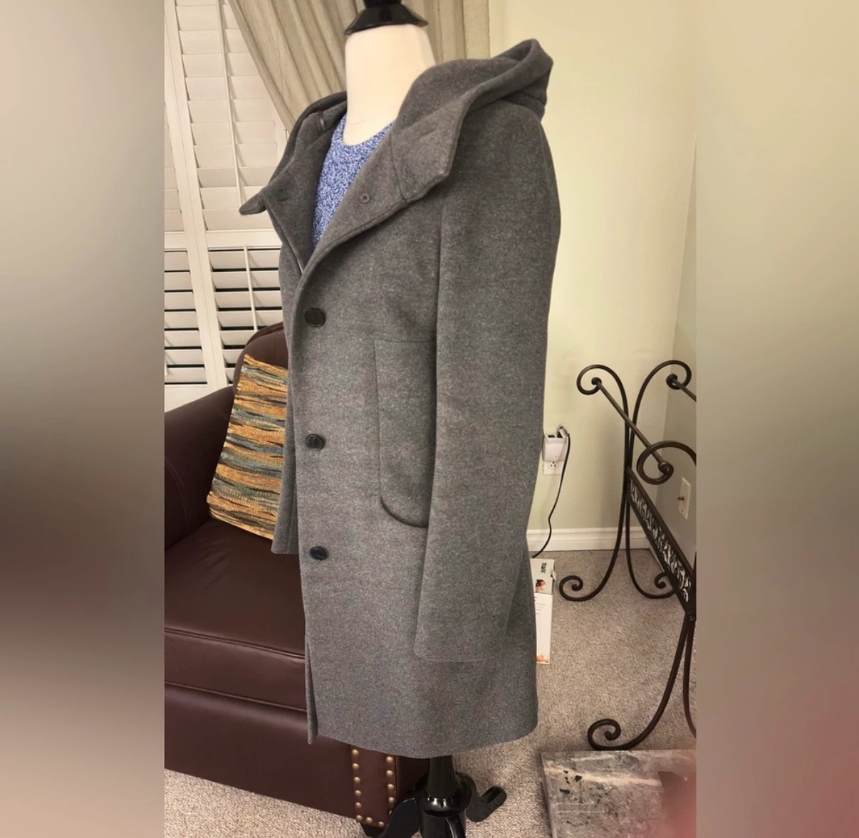 Babaton Wool-Cashmere Hooded Coat - photo 3