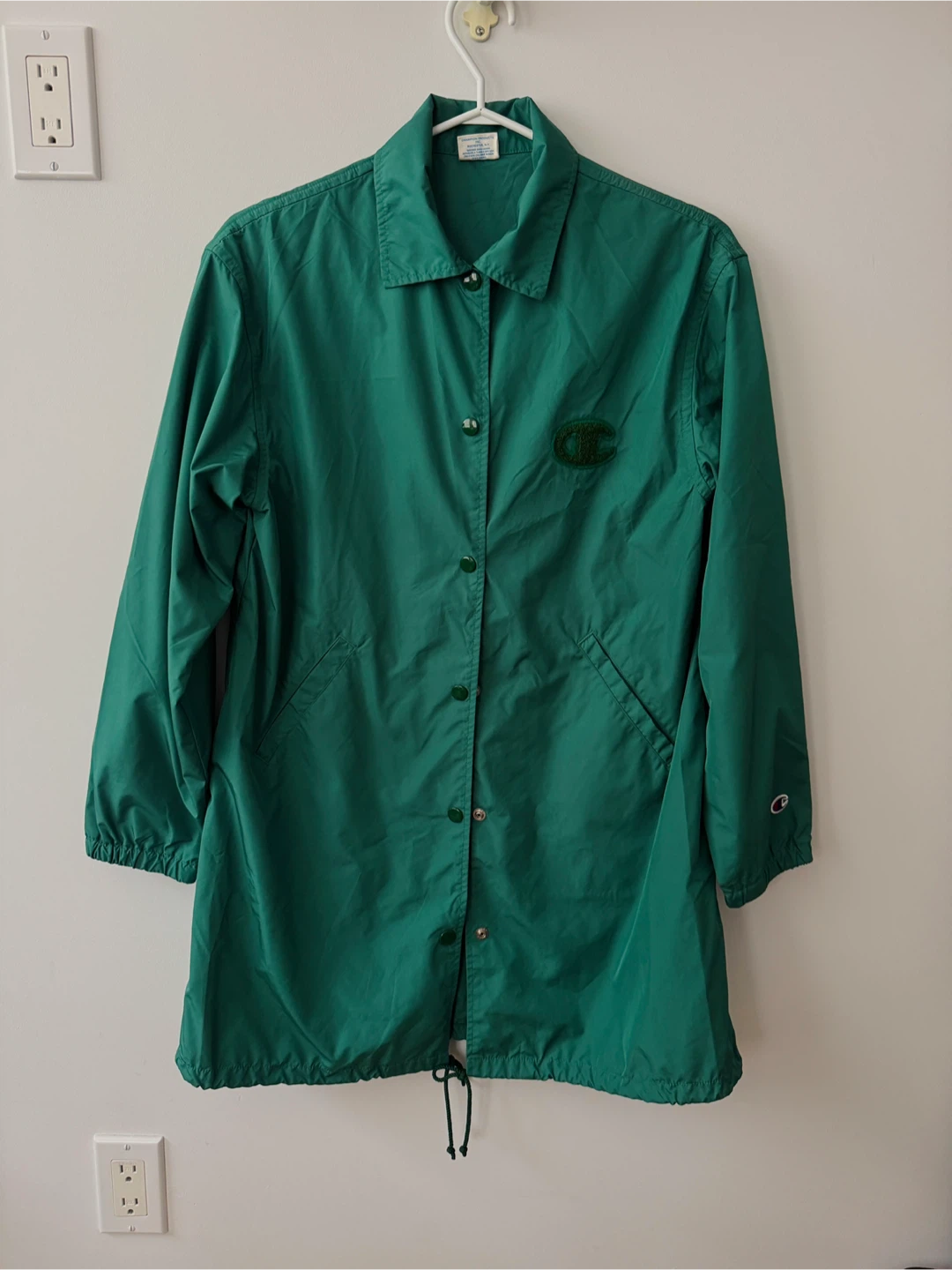Champion Green Coach Jacket 🏈