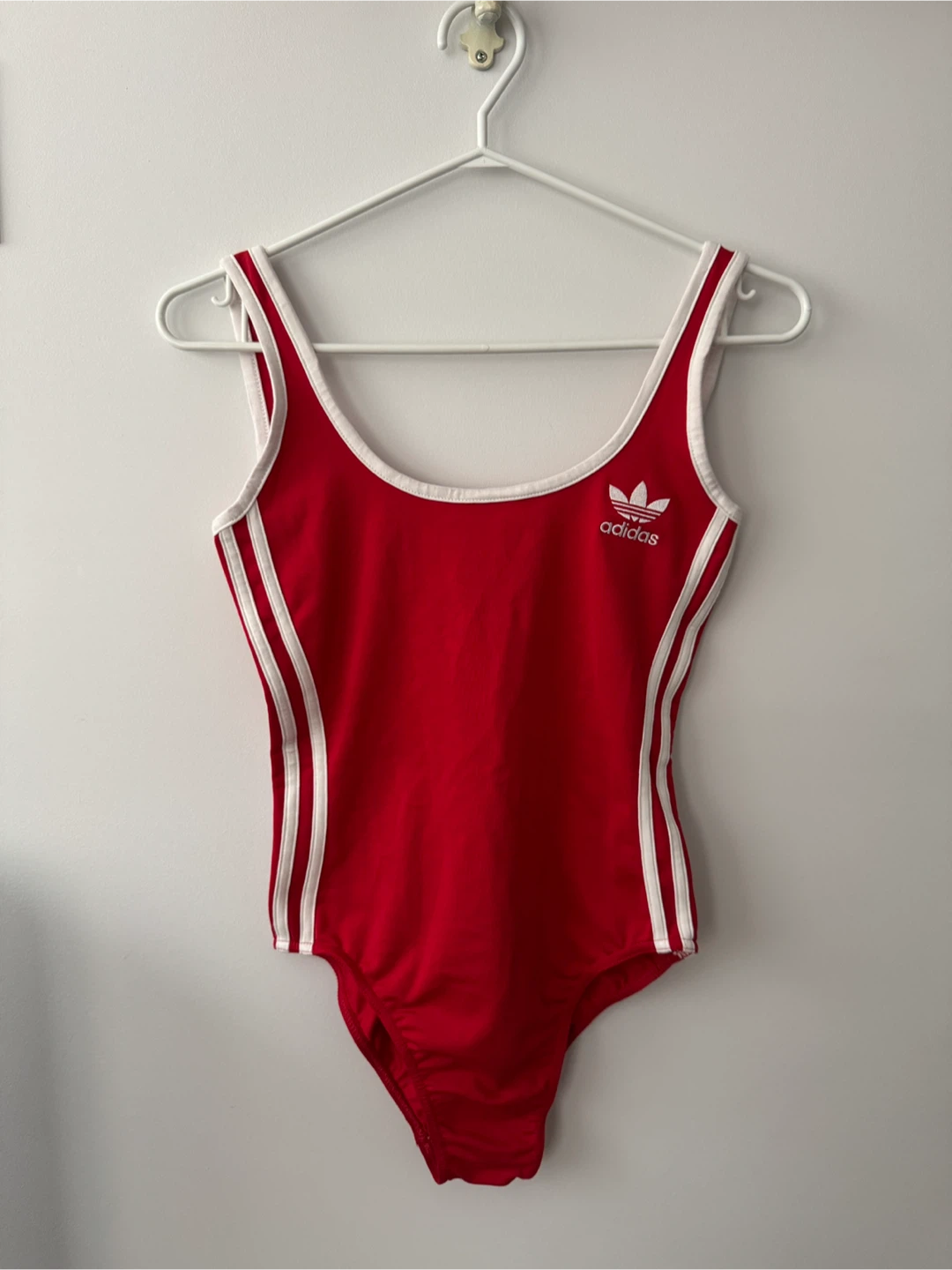 Adidas Red Bodysuit, Women’s S 🏈