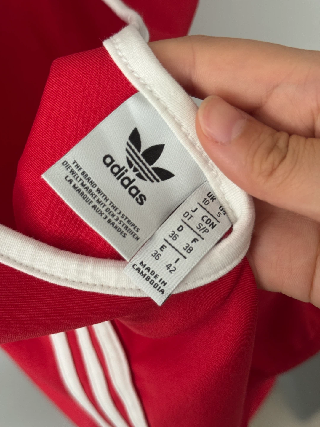 Adidas Red Bodysuit, Women’s S 🏈 - photo 3