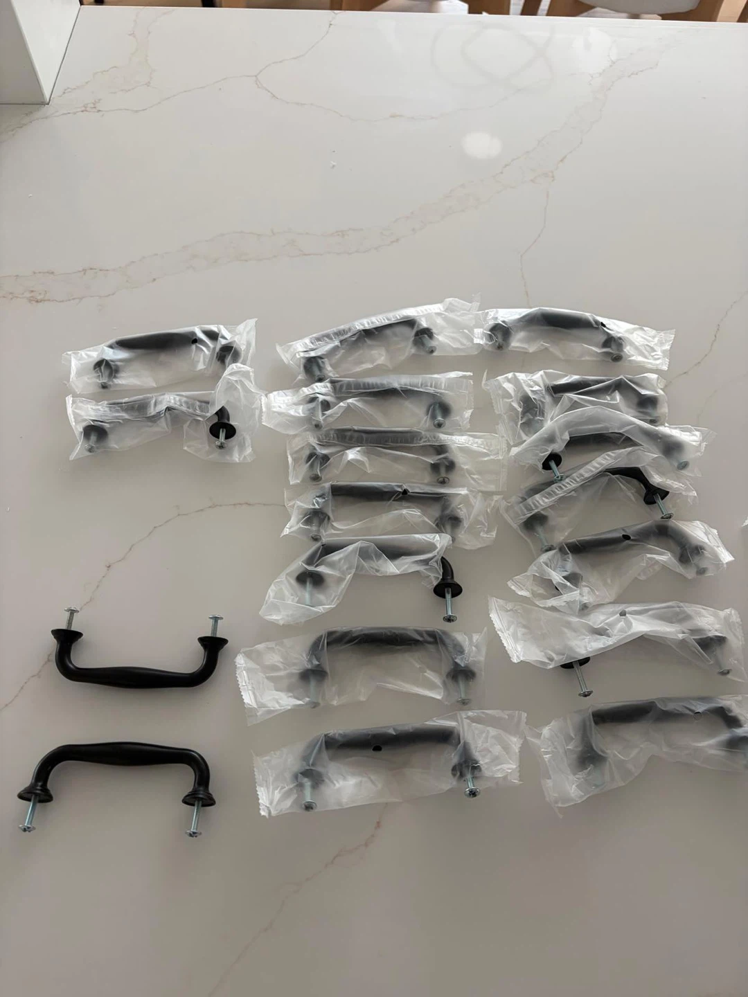 Set of 20 Black Cabinet Handles - photo 3