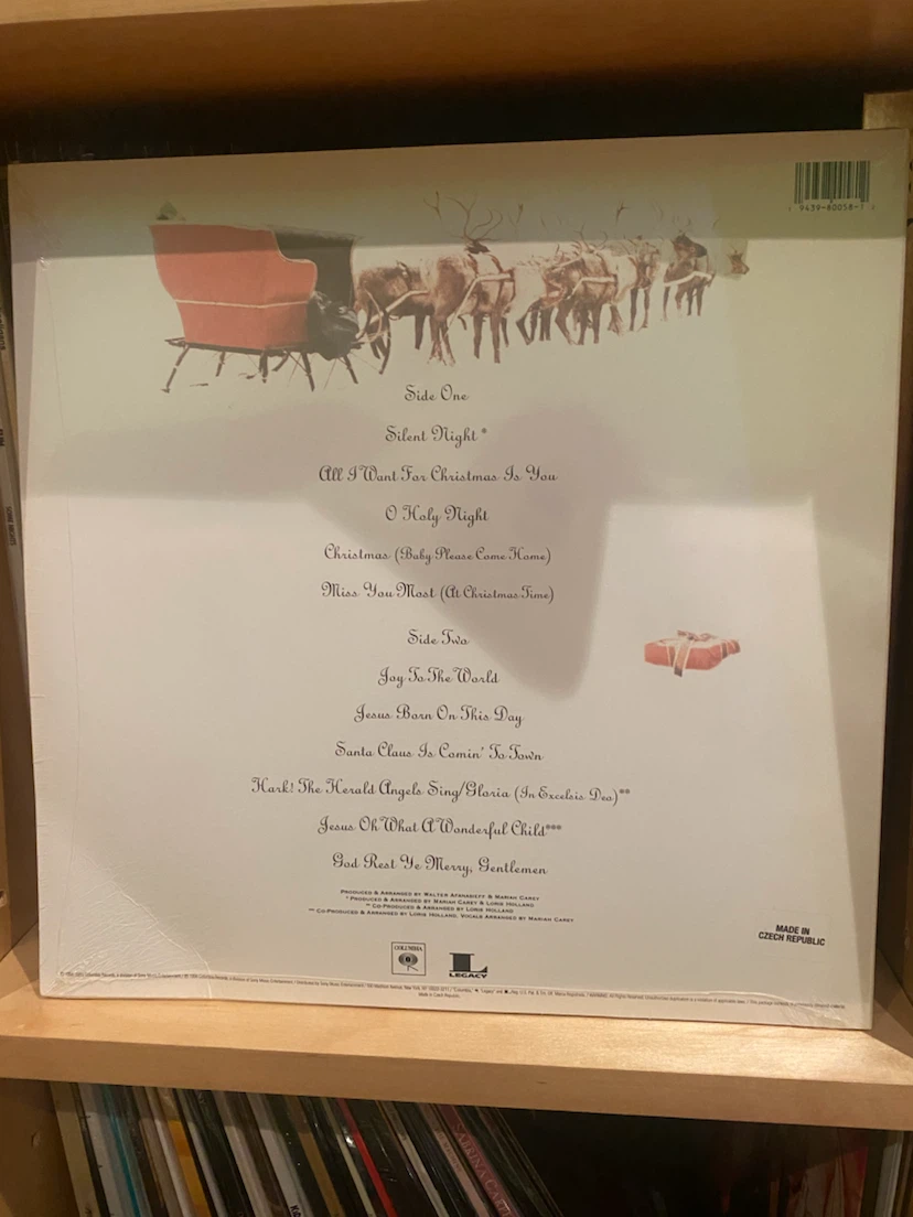 🏈 Mariah Carey Merry Christmas Vinyl - photo 2