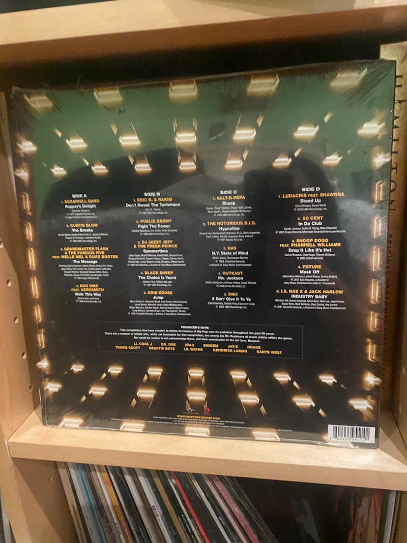 🏈 NOW That's What I Call Hip-Hop at 50 Vinyl Record - photo 2