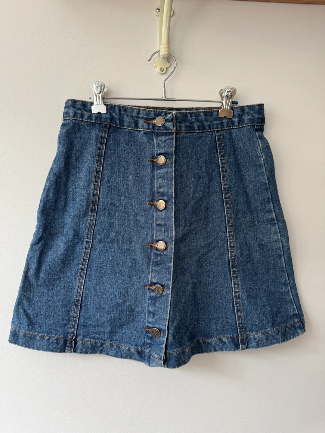 Denim A-Line Skirt🏈