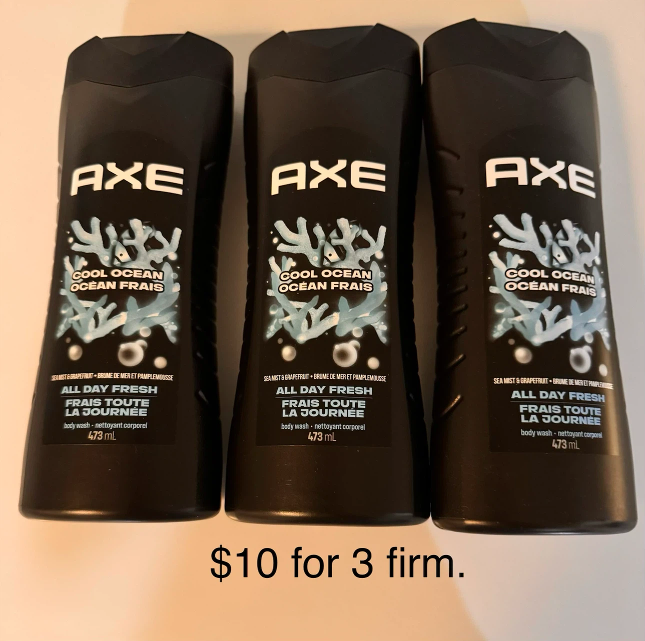 Axe Cool Ocean Body Wash 473ml. 🏈