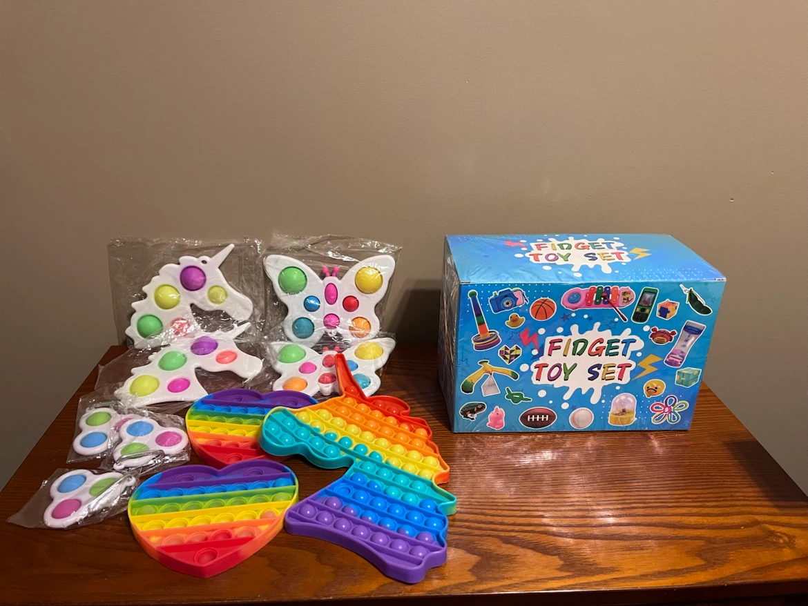 FIDGET POPPER BUNDLE, FIDGET TOY SET BOX