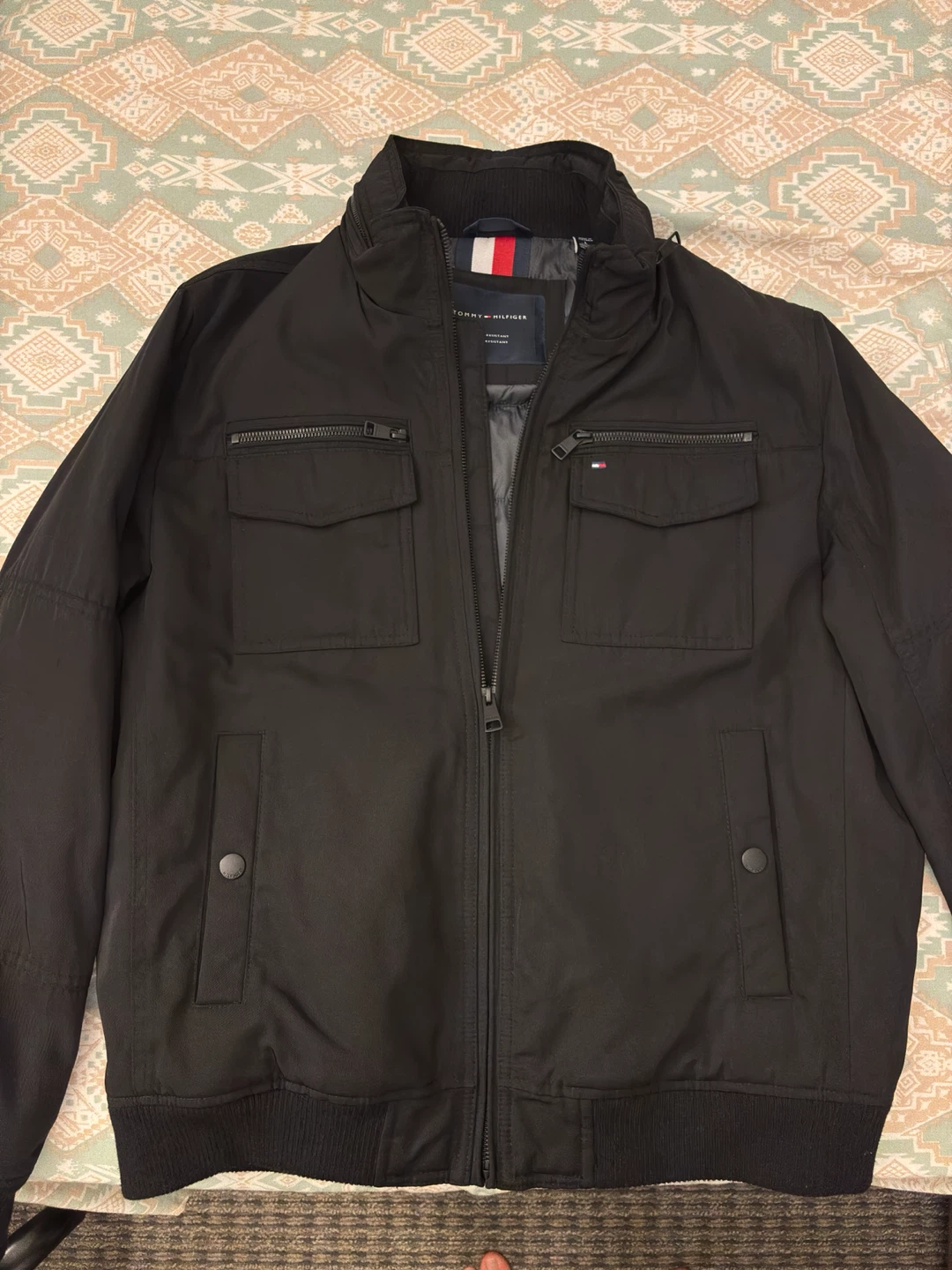 Tommy Hilfiger Black Jacket - Large