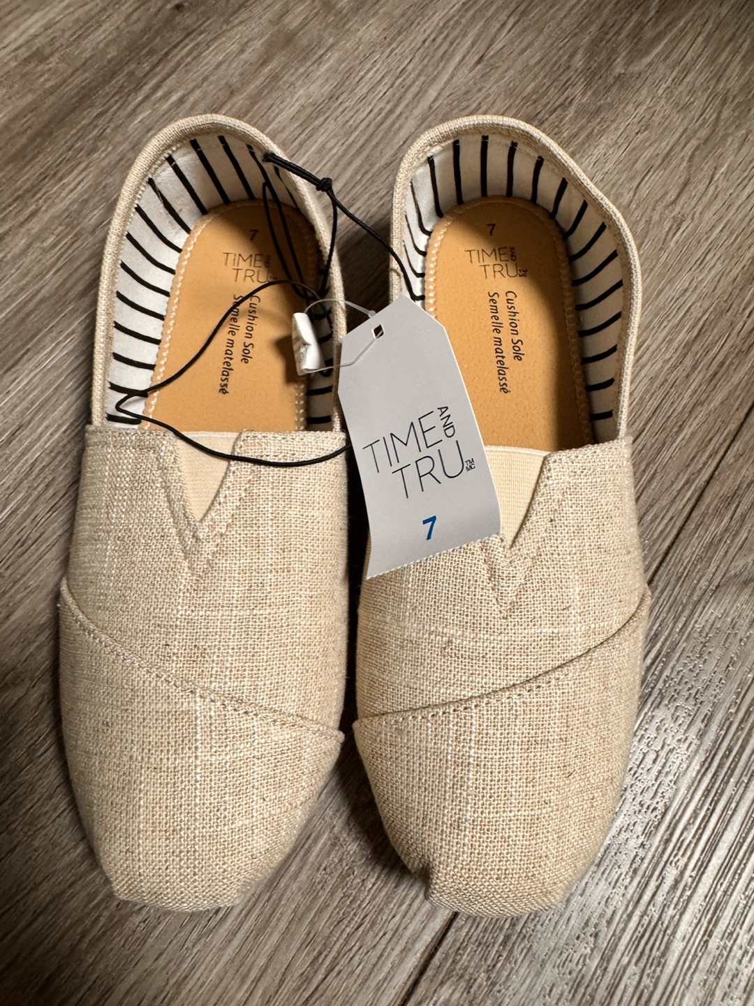 Time and Tru Beige Espadrilles Size 7. $8 🏈