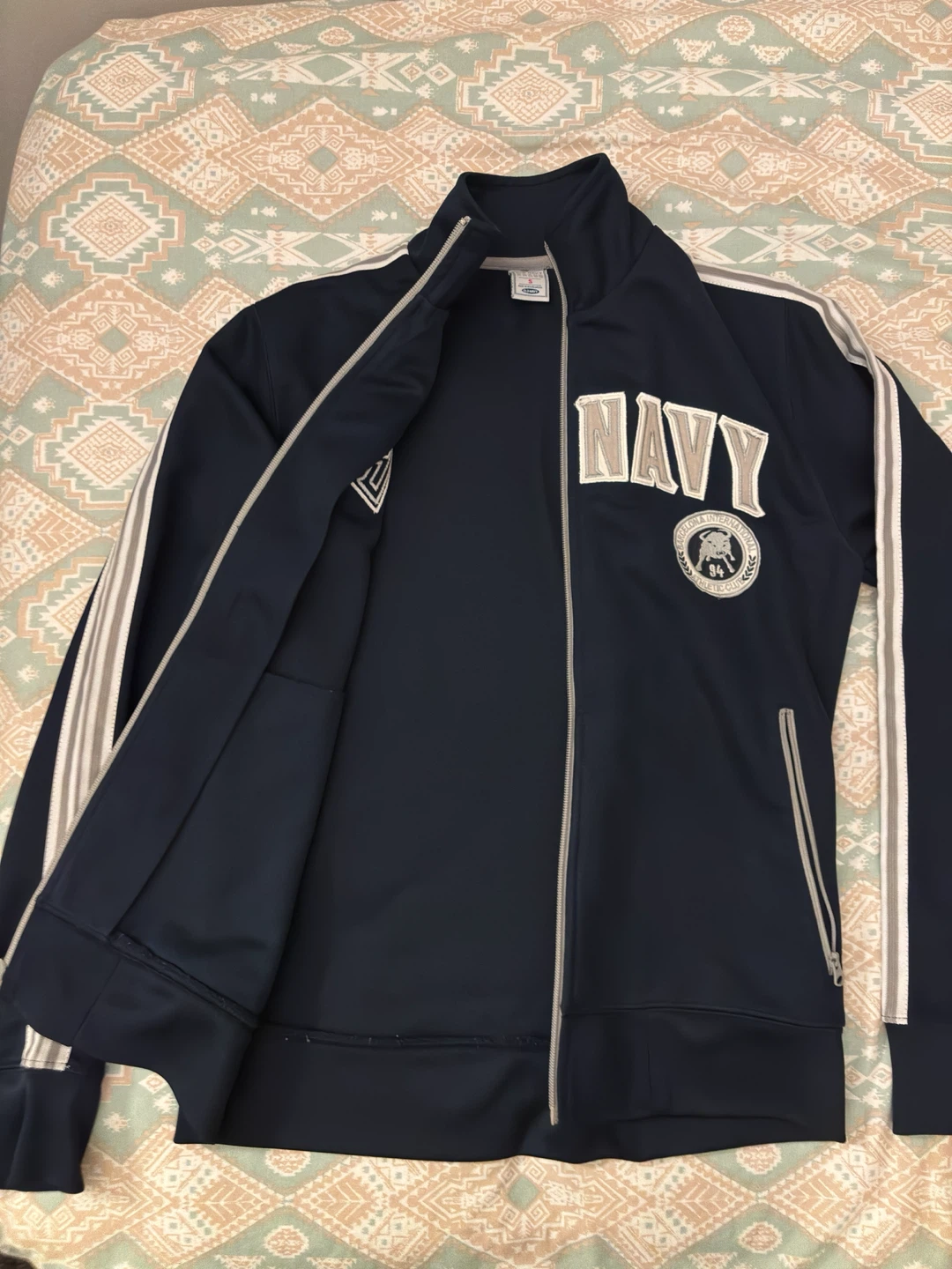 Old Navy Navy Blue Track Jacket - Small - photo 2