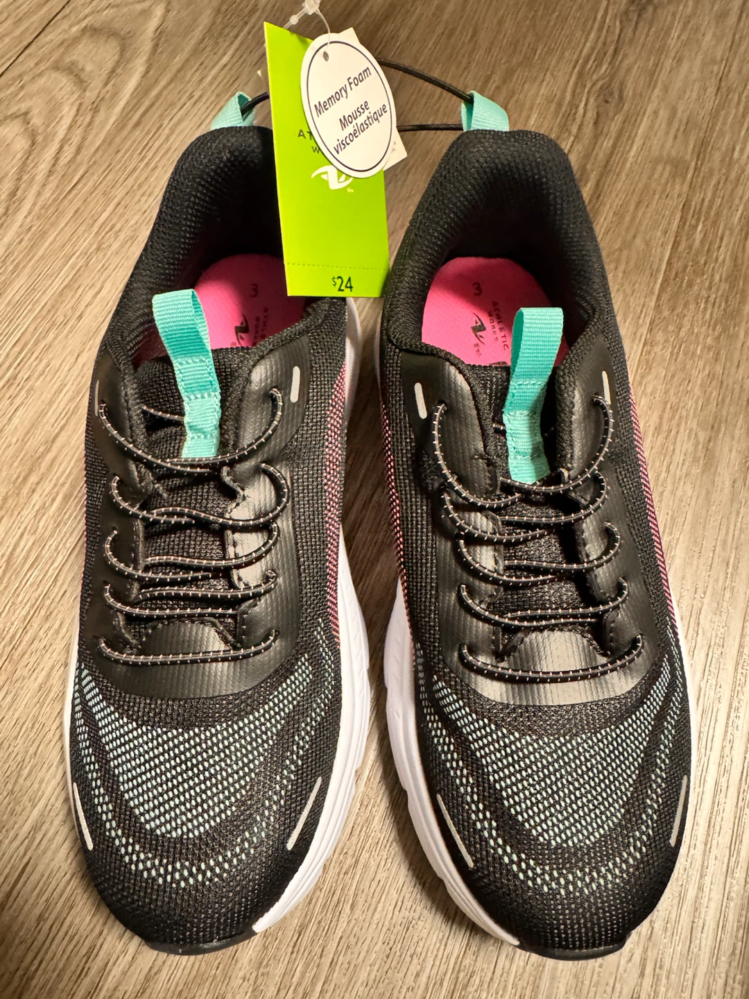 Girls Athletic Works Memory foam runners. $10. 🏈