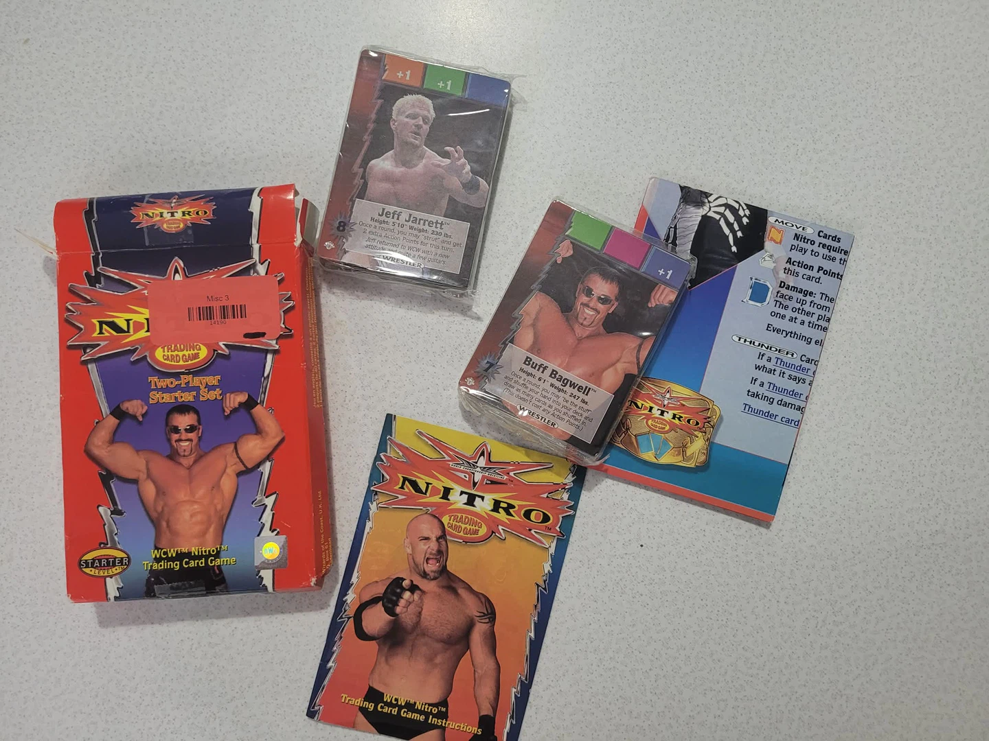 WCW Nitro Trading Card Game Two-Player Starter Set
