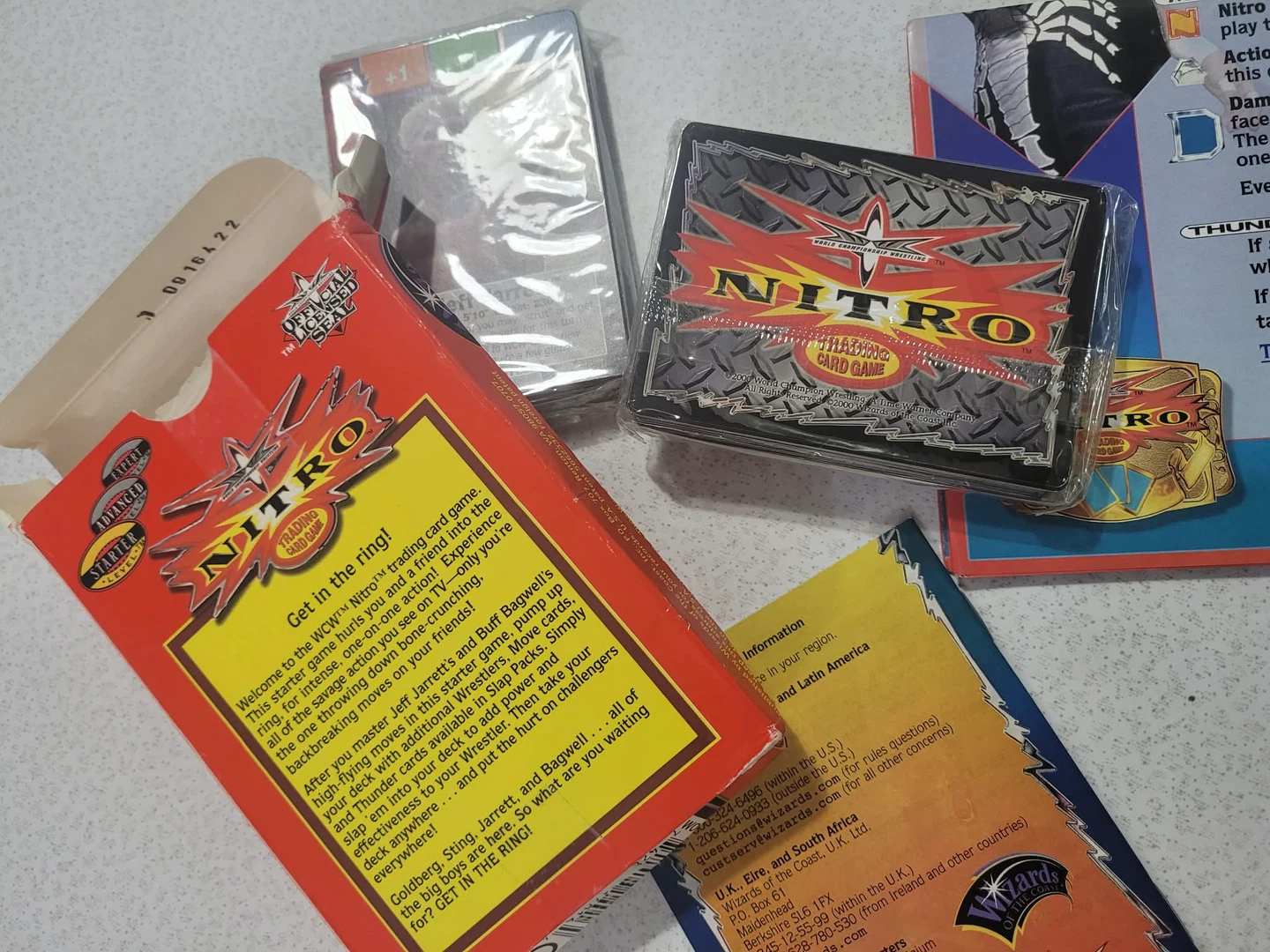 WCW Nitro Trading Card Game Two-Player Starter Set - photo 2