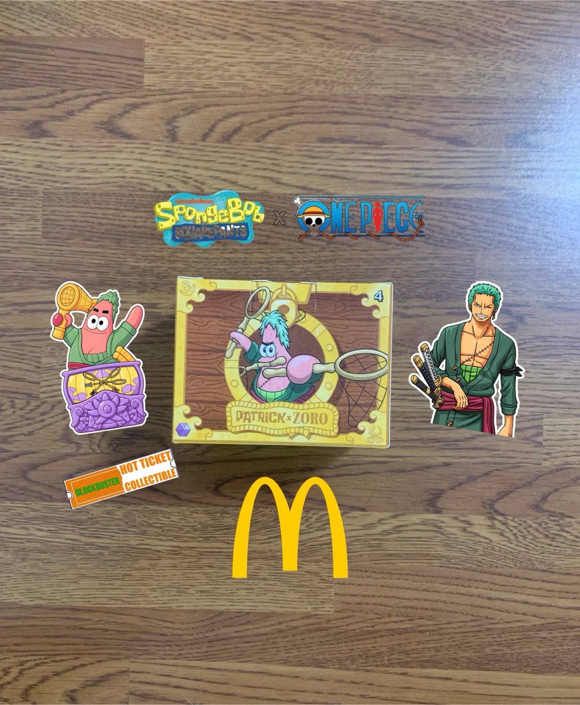 McDonald’s | SpongeBob… Happy Meal Toy (Patrick x Zoro)