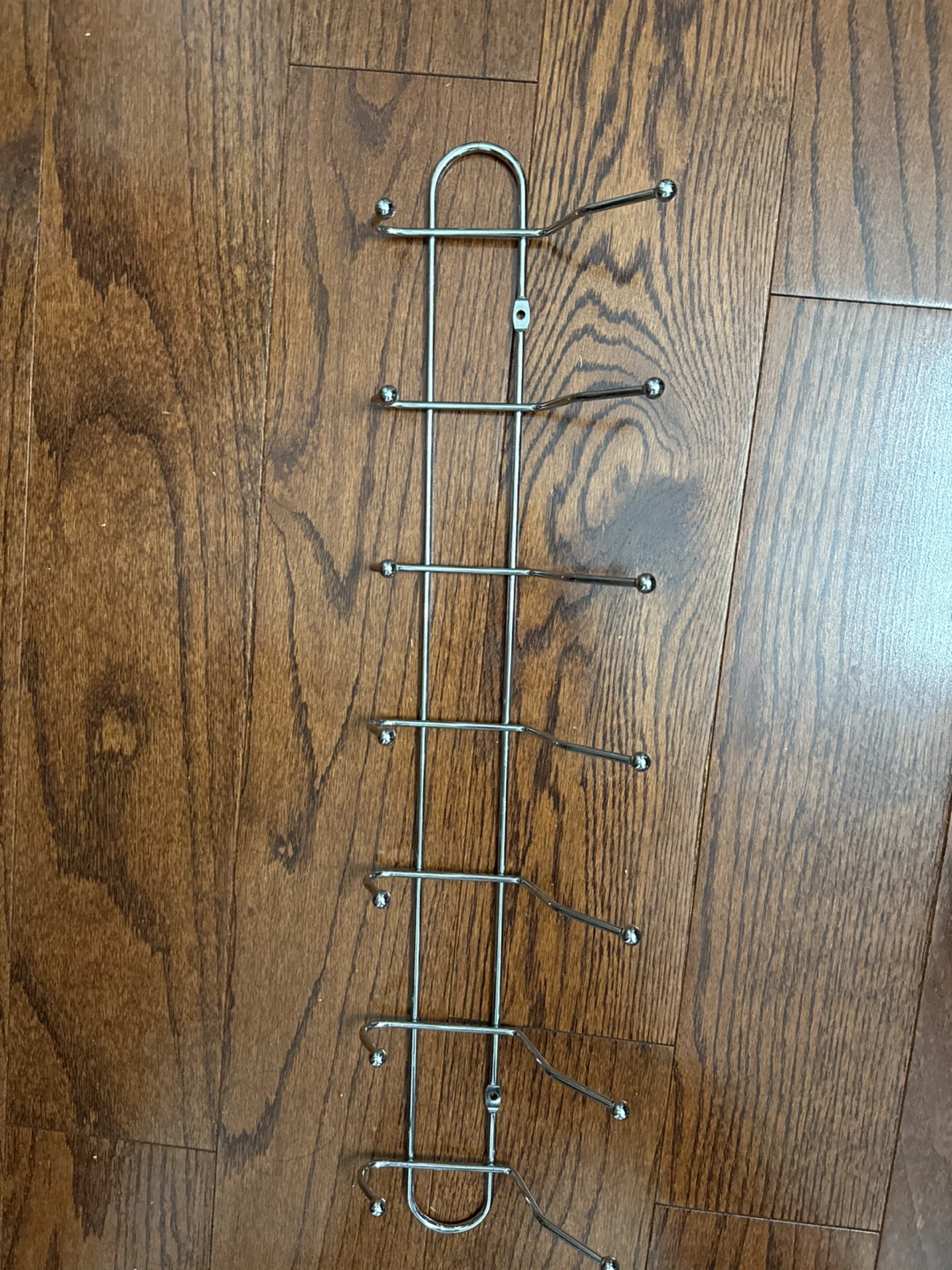Chrome Wall Mounted Coat Rack