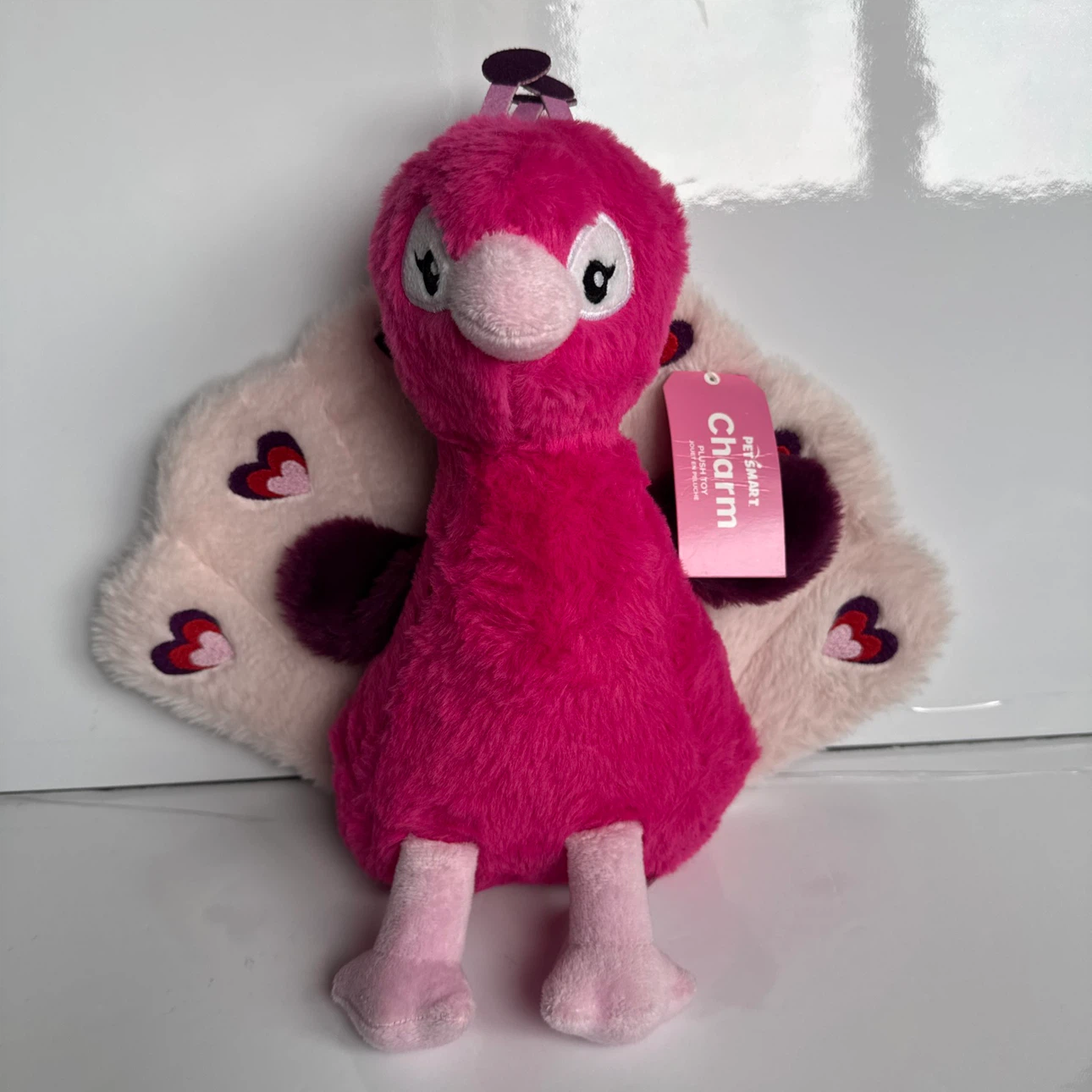 PetSmart Charm Peacock Plush Toy NWT