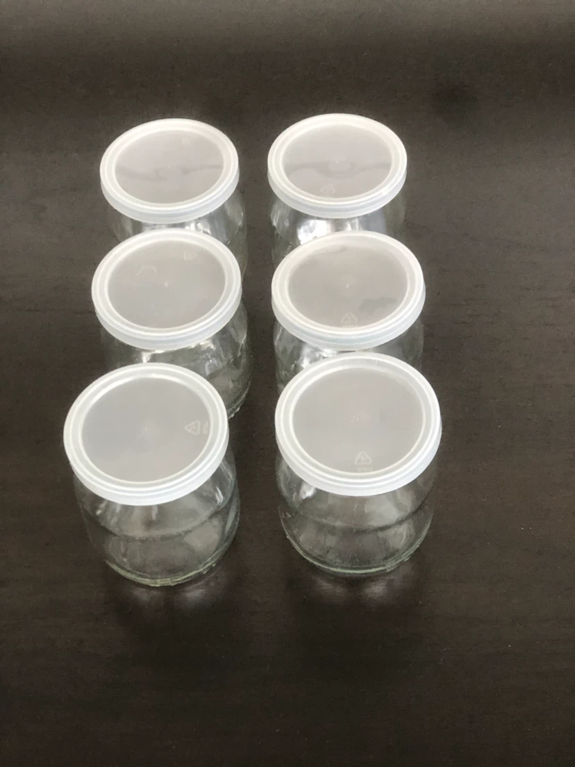 Glass Jars (5 oz) with Lids $10.00 (Set of 12)